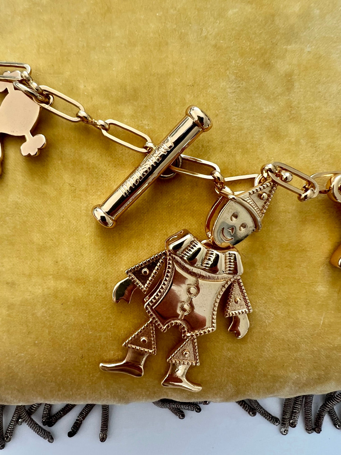 Necklace - Gold Chain with Charms Circus