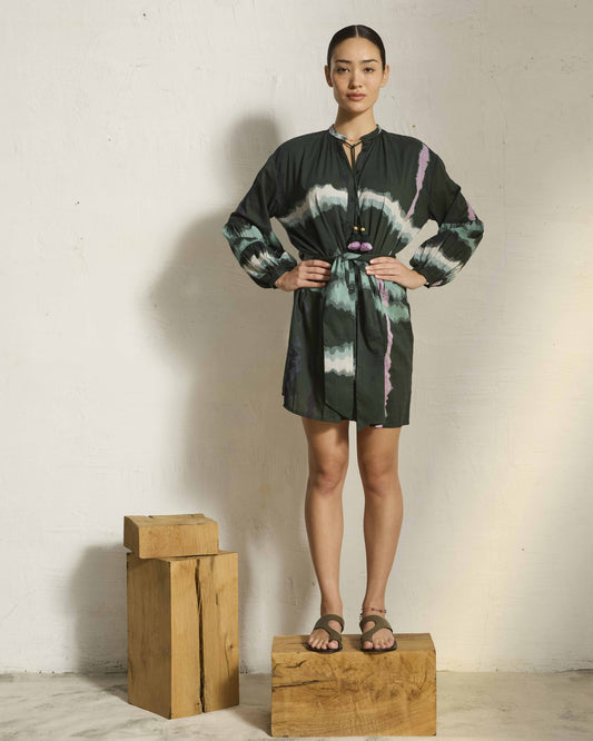 Dress -  Charlie  Short Dress Lagon Combo Print