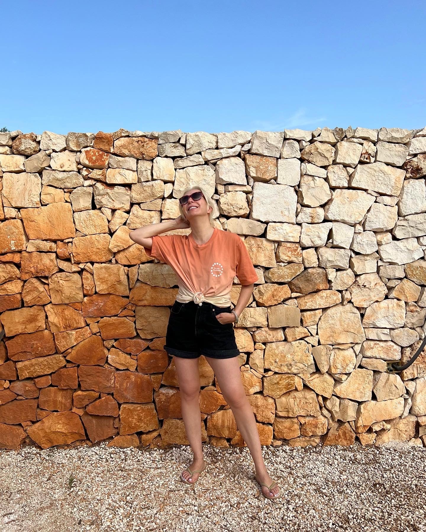 T-shirt - Orange Tie & Dye