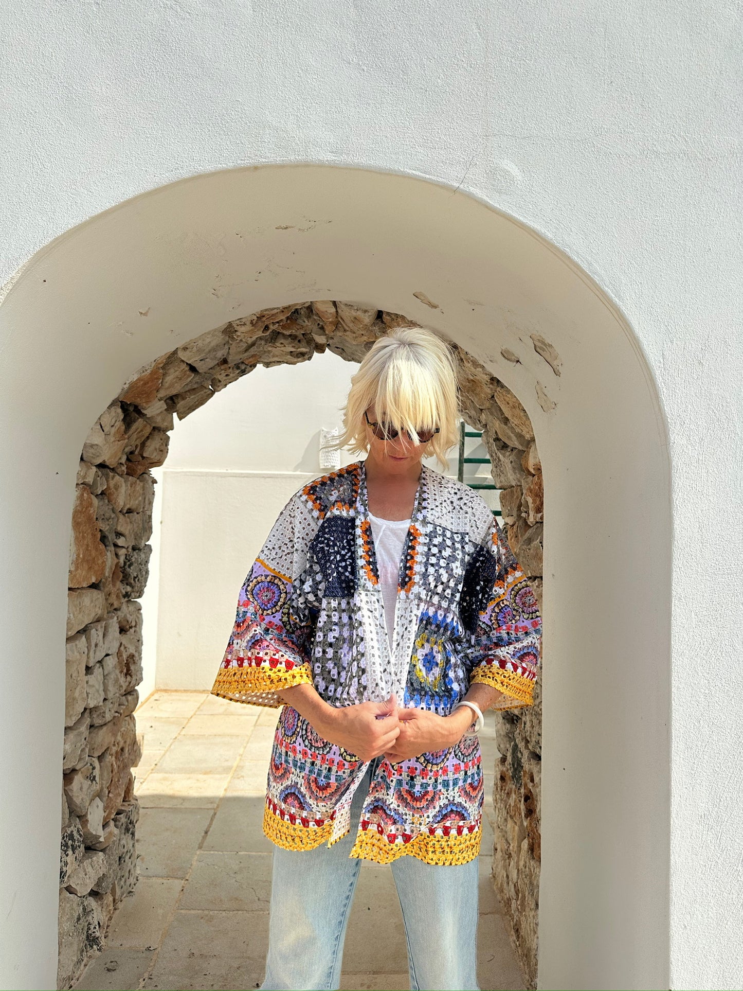 Kimono top - RENEE orange