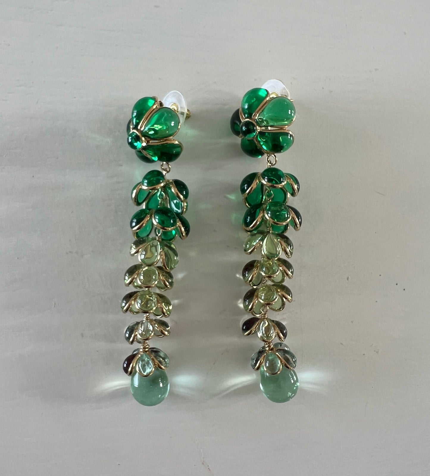 Earrings - Hop green
