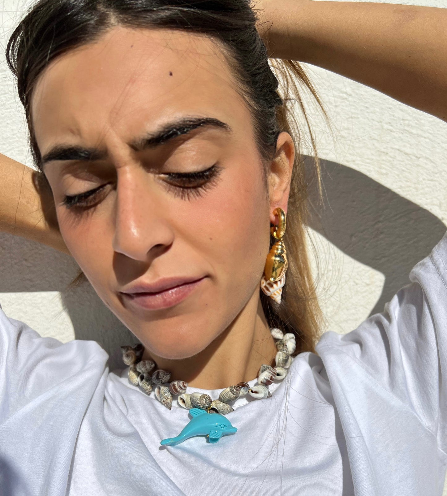 Collier - Dauphin Bleu