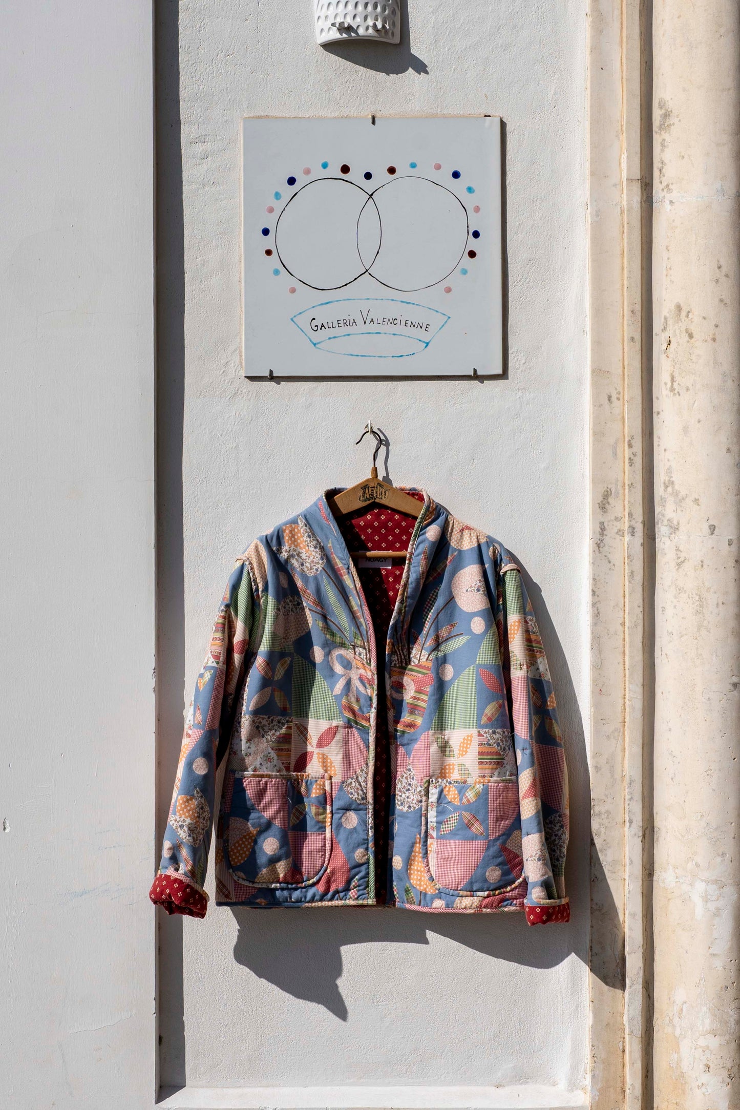 Veste - Longue matelassée pastel Patchwork 1