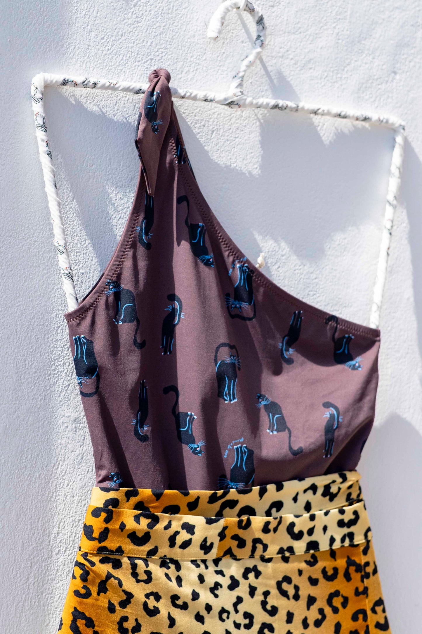 Maillot de bain - Maillot de bain Vic à une épaule Gatto Marrone
