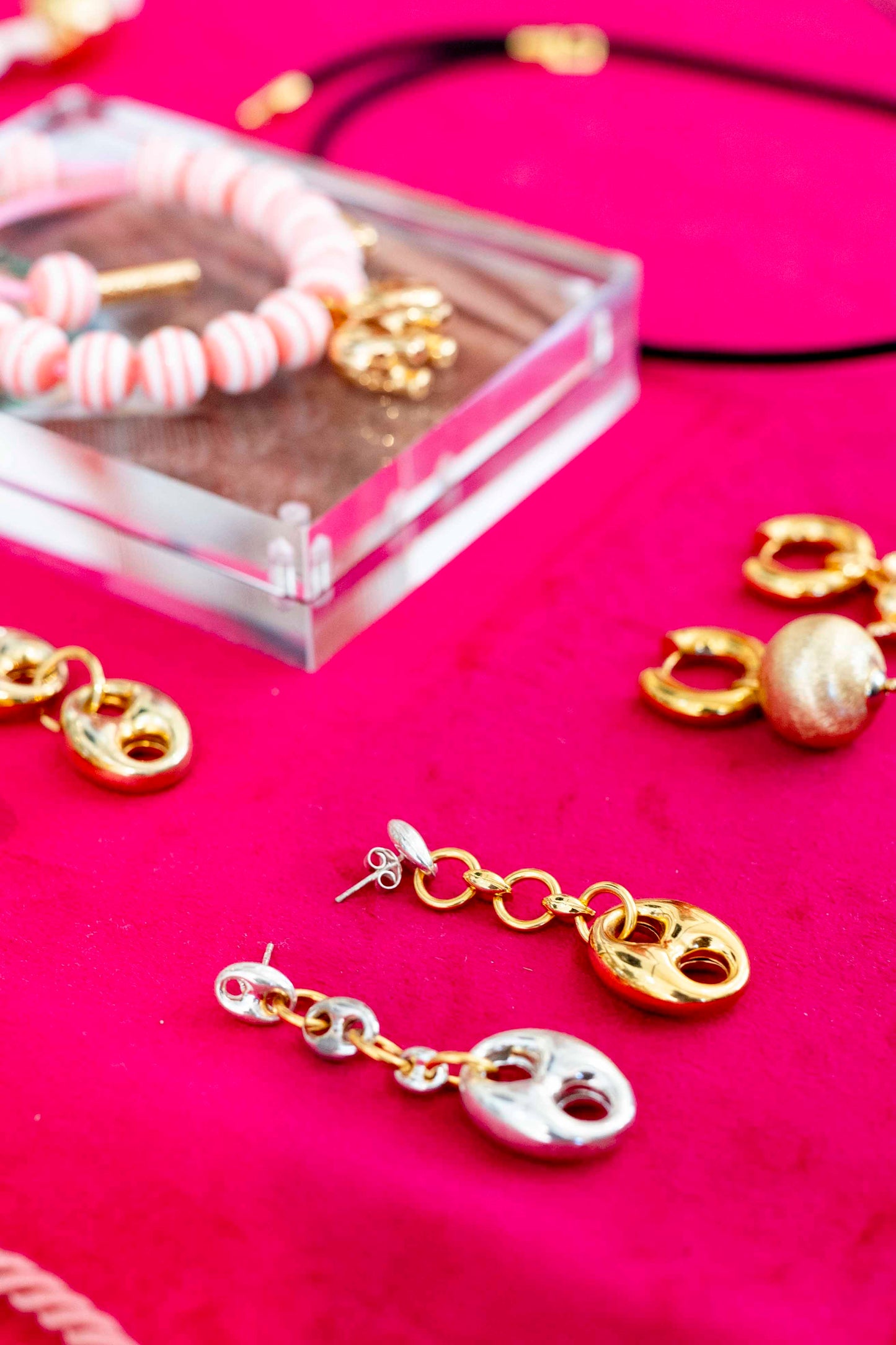 Earrings - Single Earring gold coffeee bean