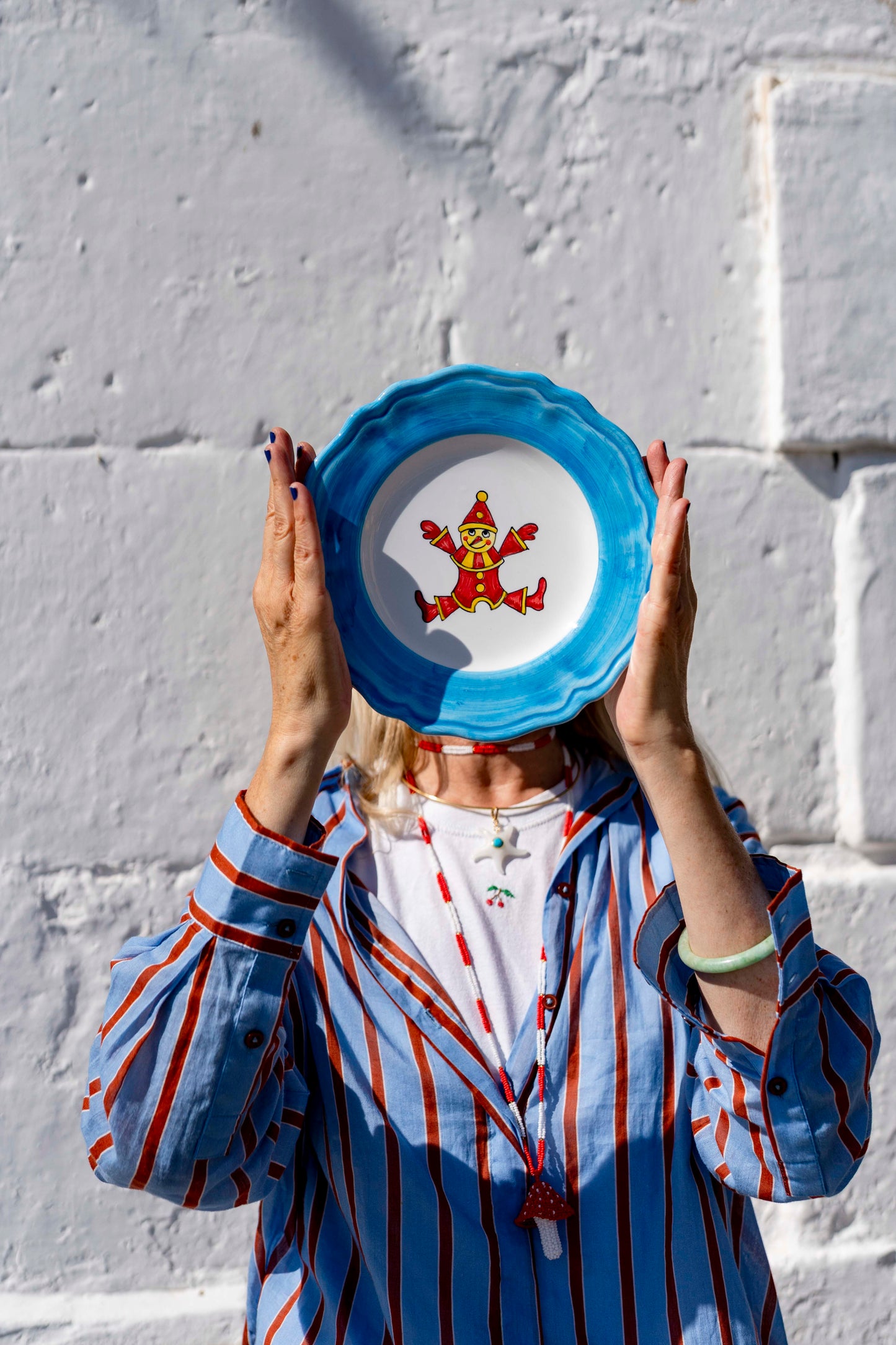 Plate - Timeless Pearly x Popolo Pinocchio red