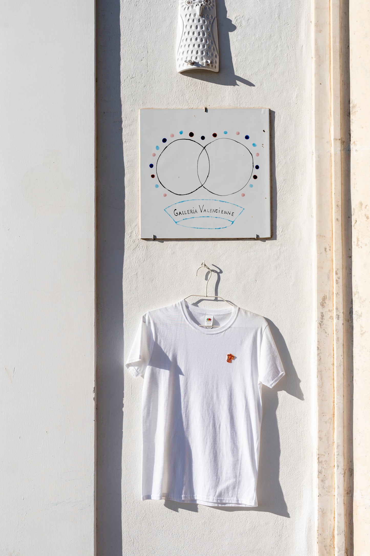 T-shirt - Cafetière blanche unisexe