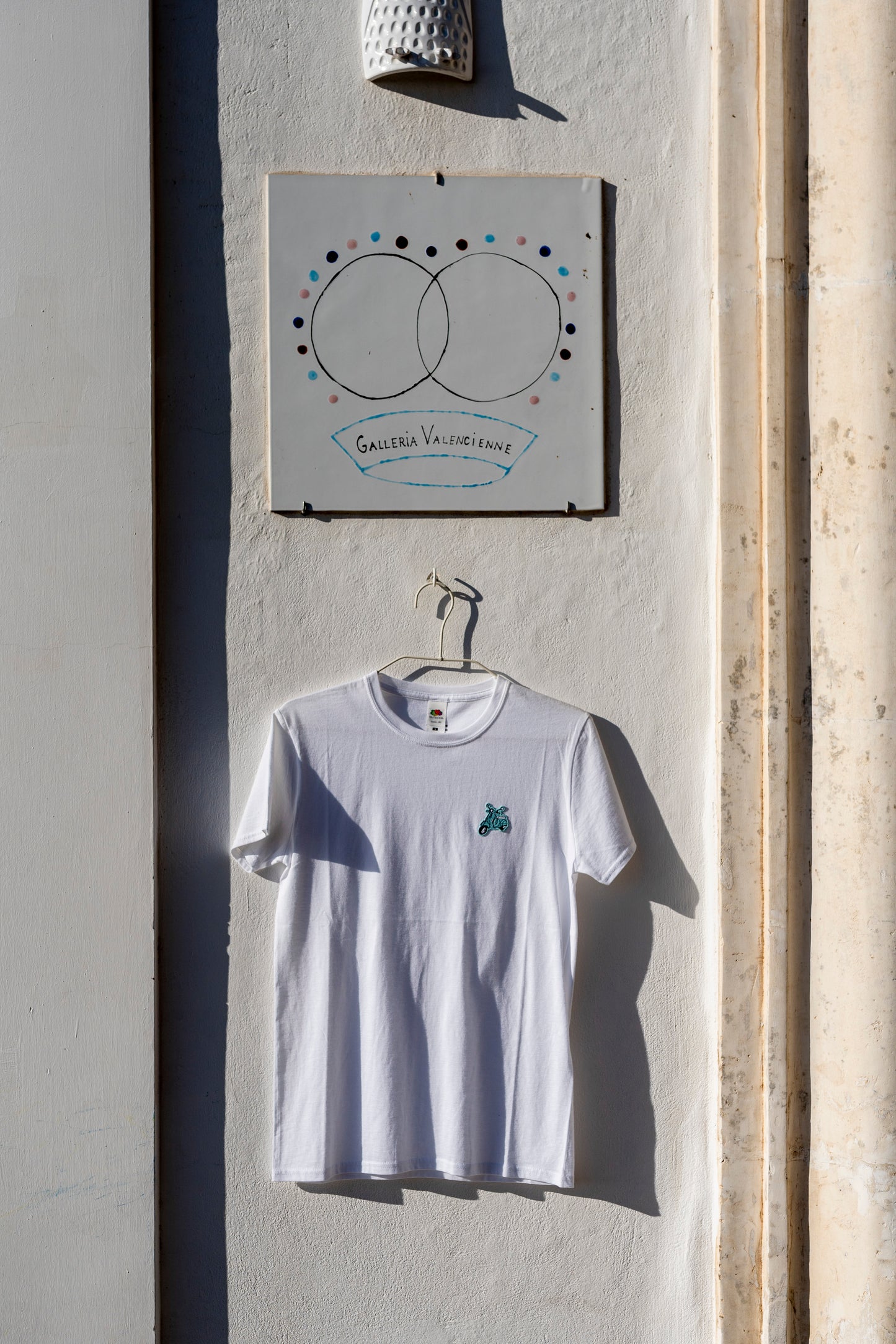 T-shirt - White Vespa Unisex