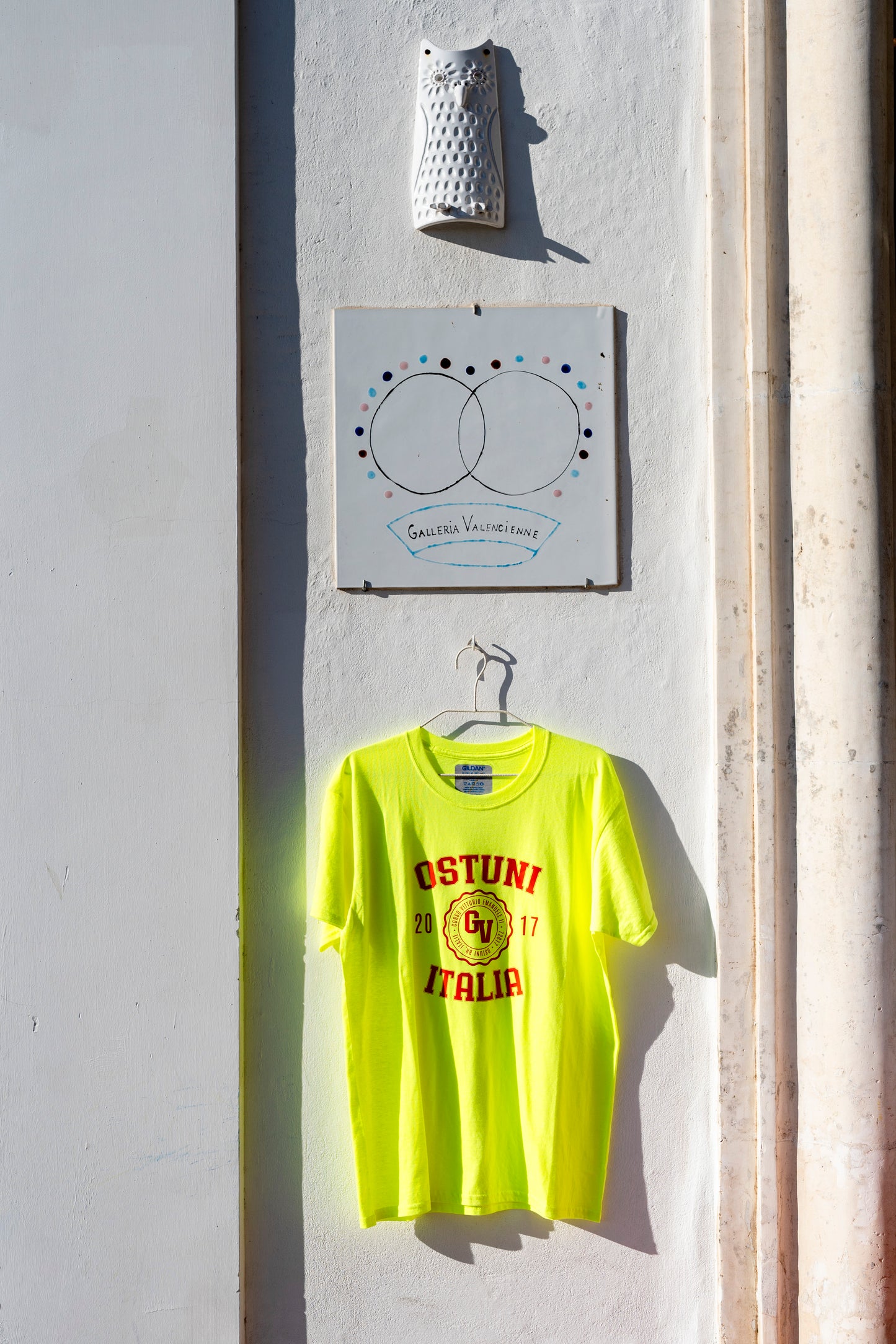 T-shirt - Yellow Fluo Team Ostuni Unisex