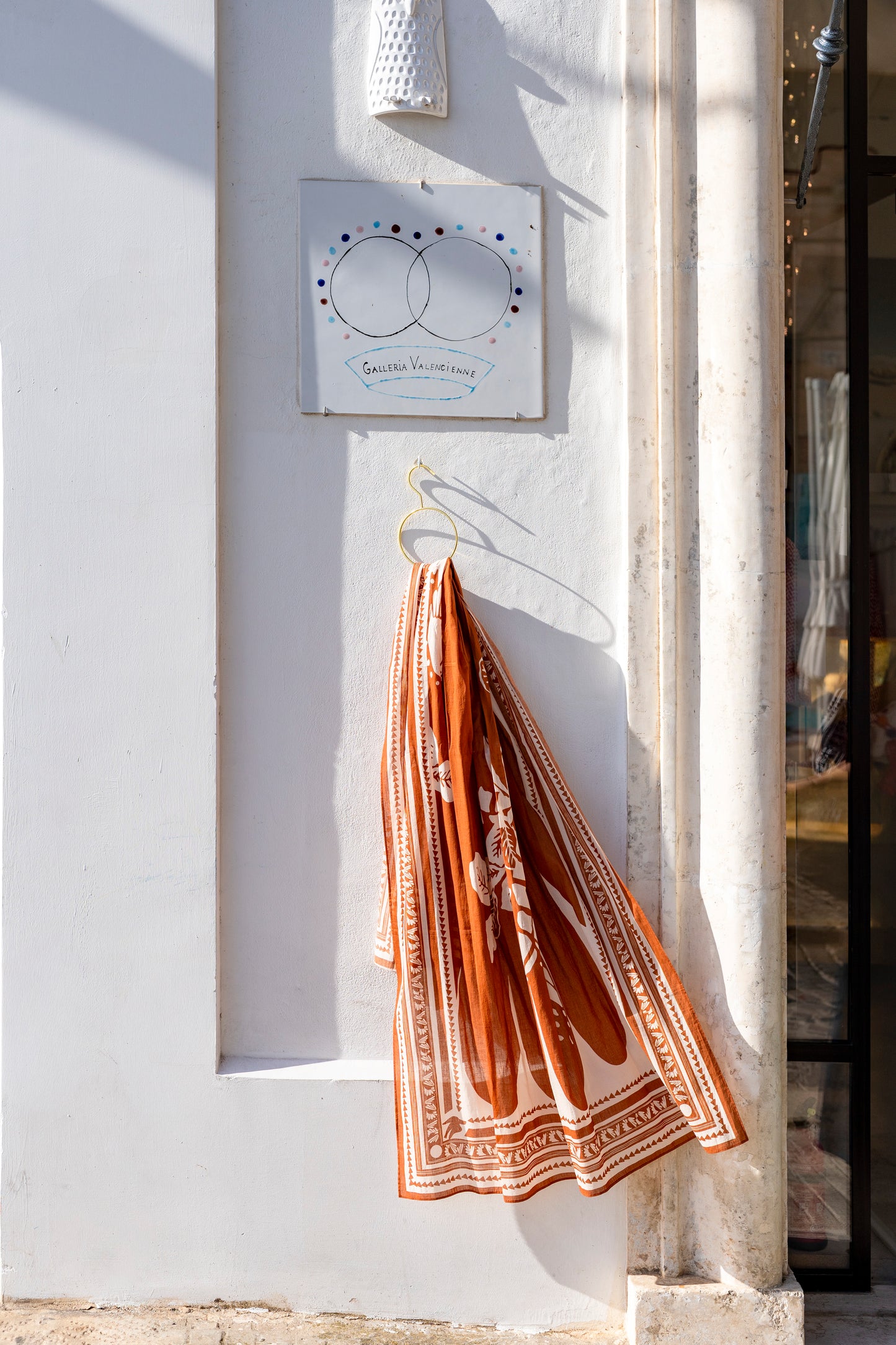Scarf - Stole Pareo Palladio Terracotta