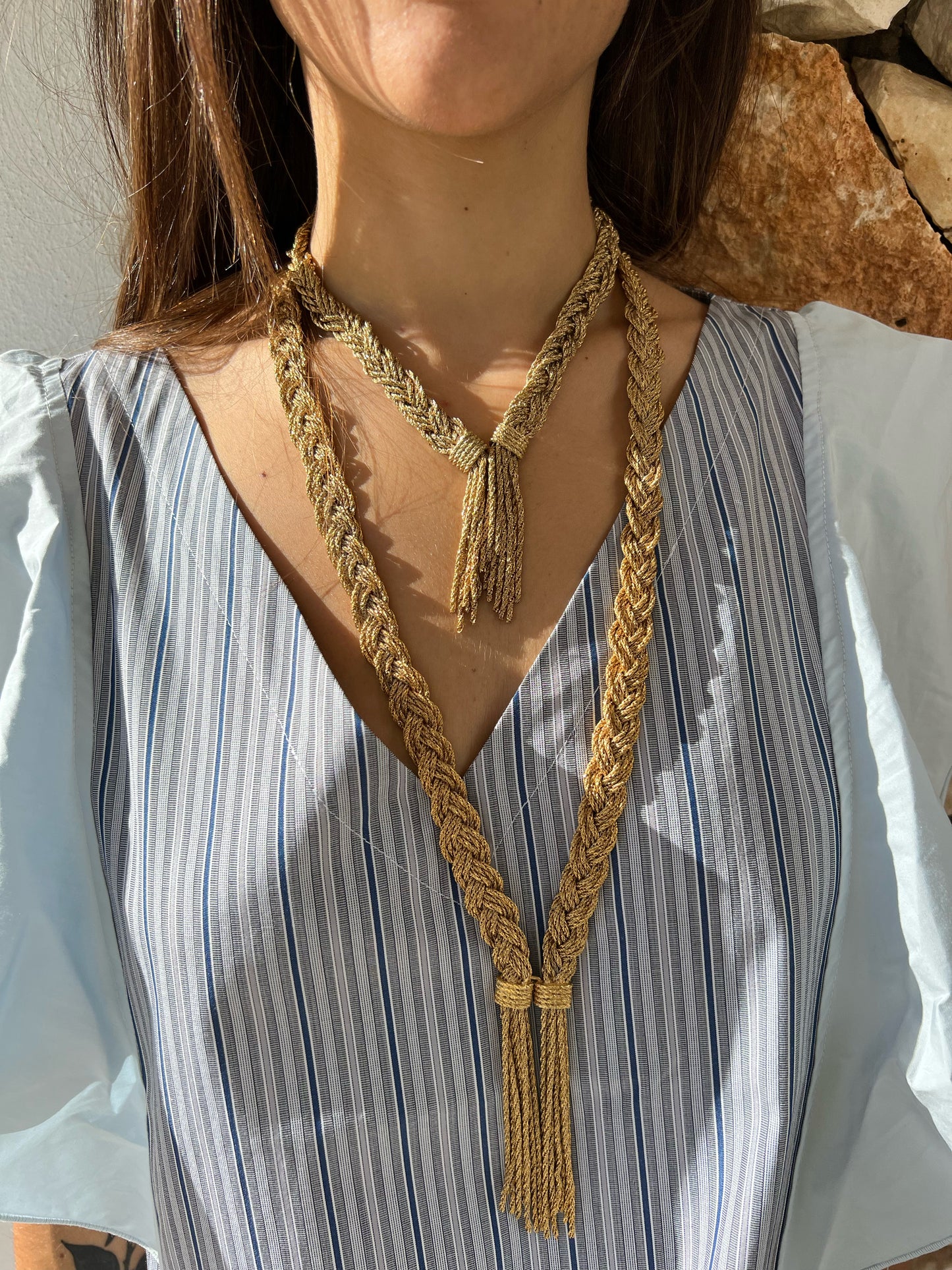 Necklace - MIKI SAUTOIR TRESSE (Long)
