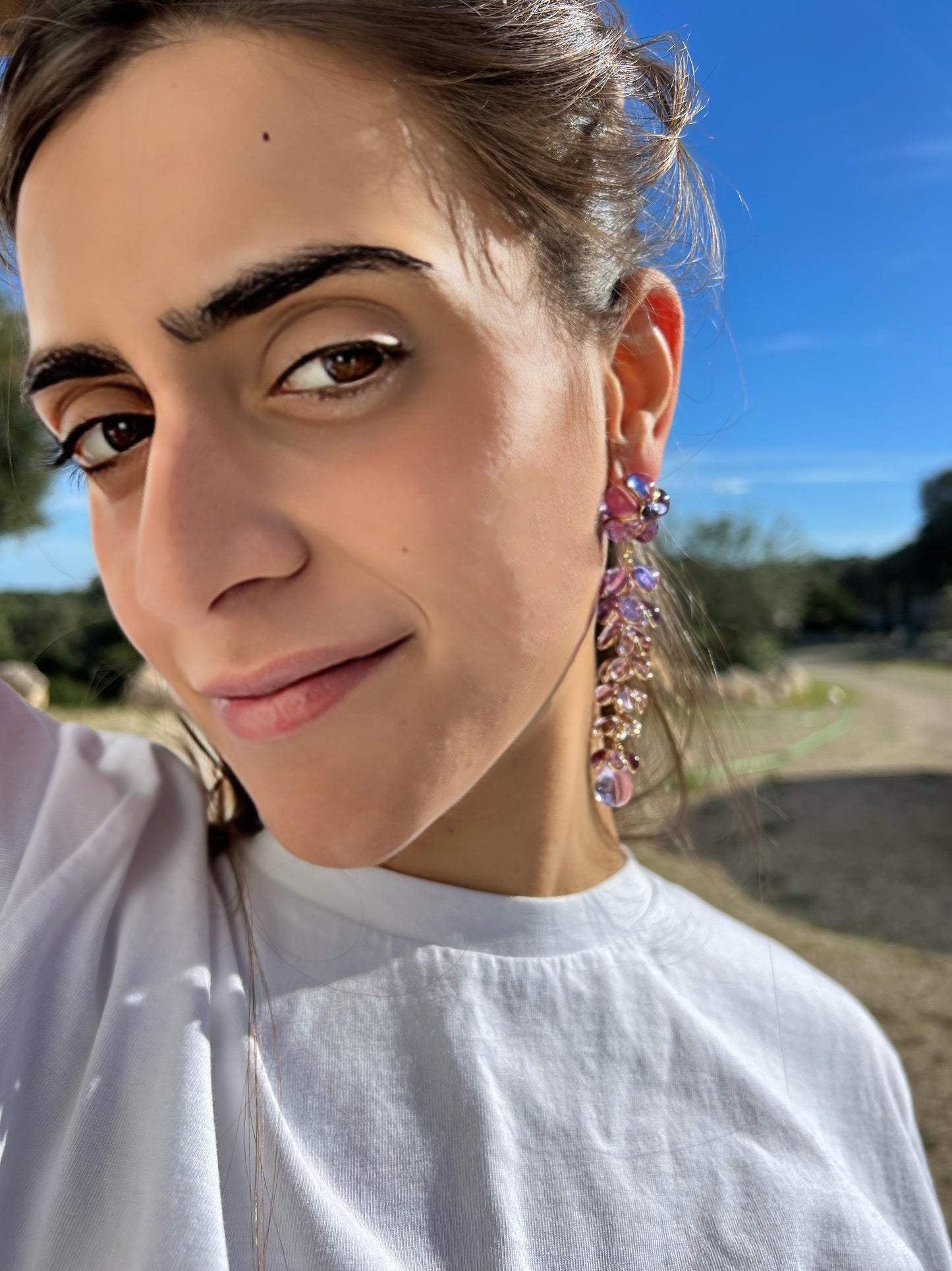 Earrings - Hop green