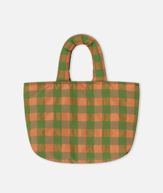 Bags - VICHY CRAB Kaki & Corail Reversible