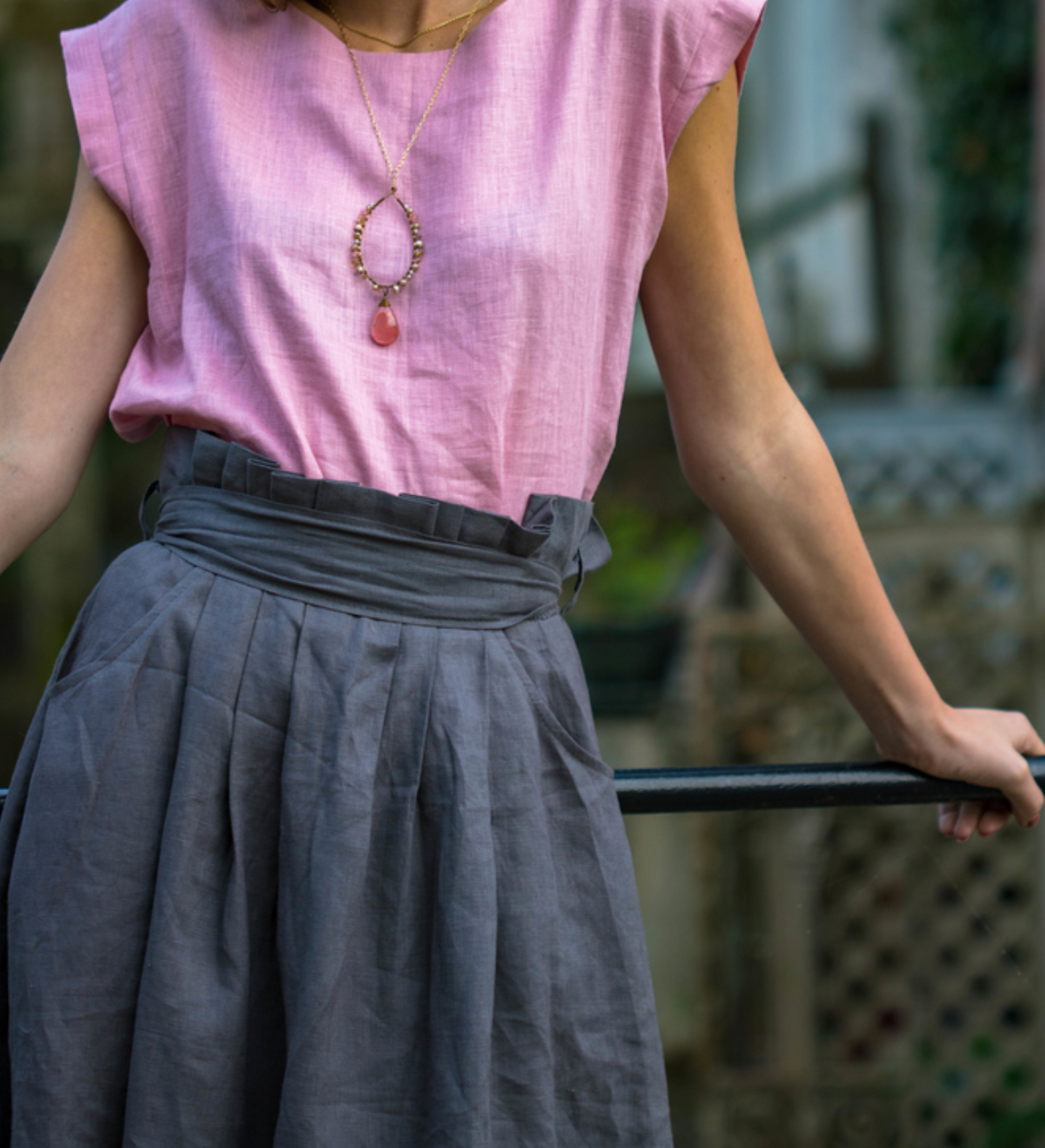 Skirt - AURELIE Grey Slate
