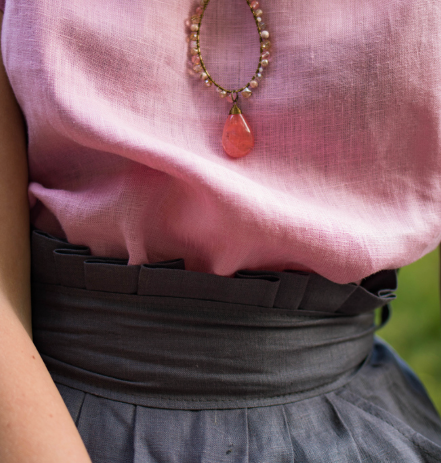 Skirt - AURELIE Grey Slate