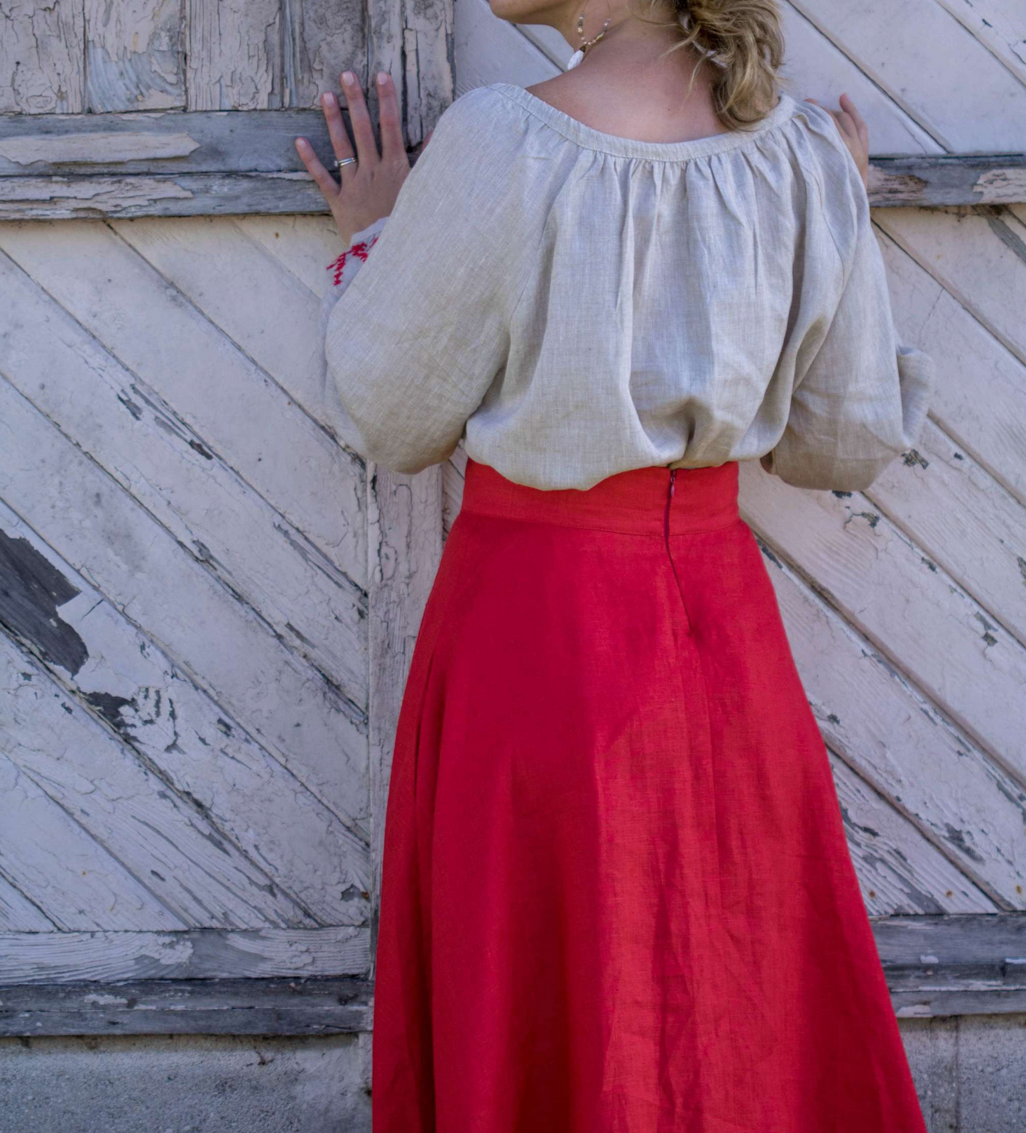 Skirt - CALIOPE Red Poppy