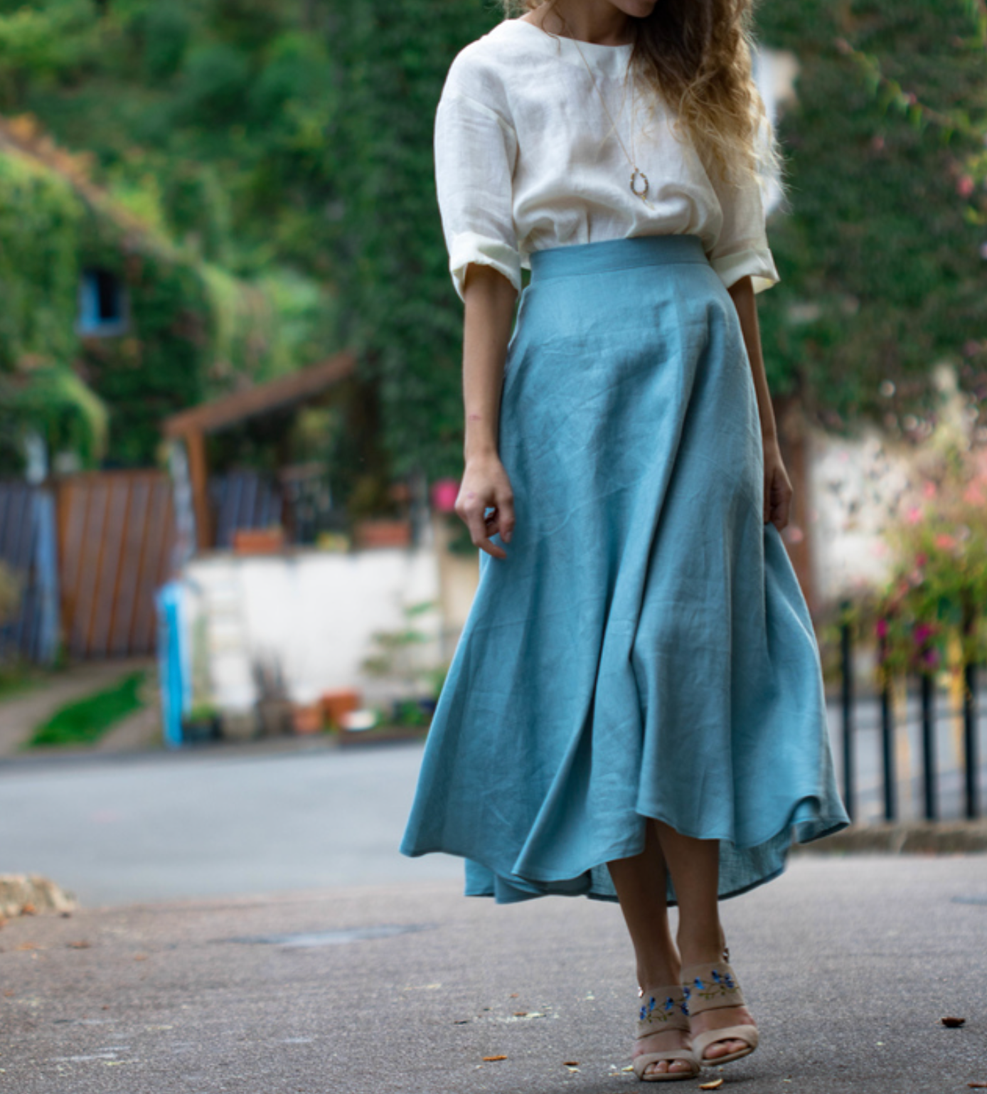 Skirt - CALIOPE Sky Blue