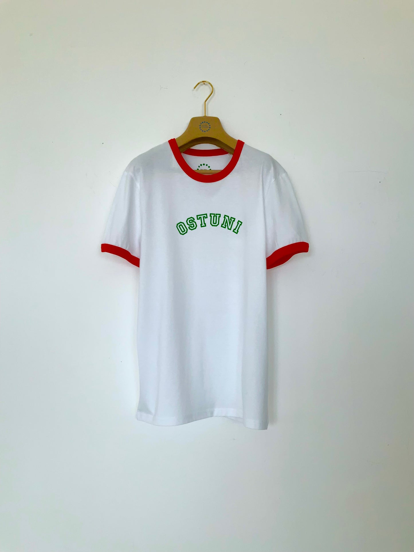 T-shirt - Ostuni Red Border