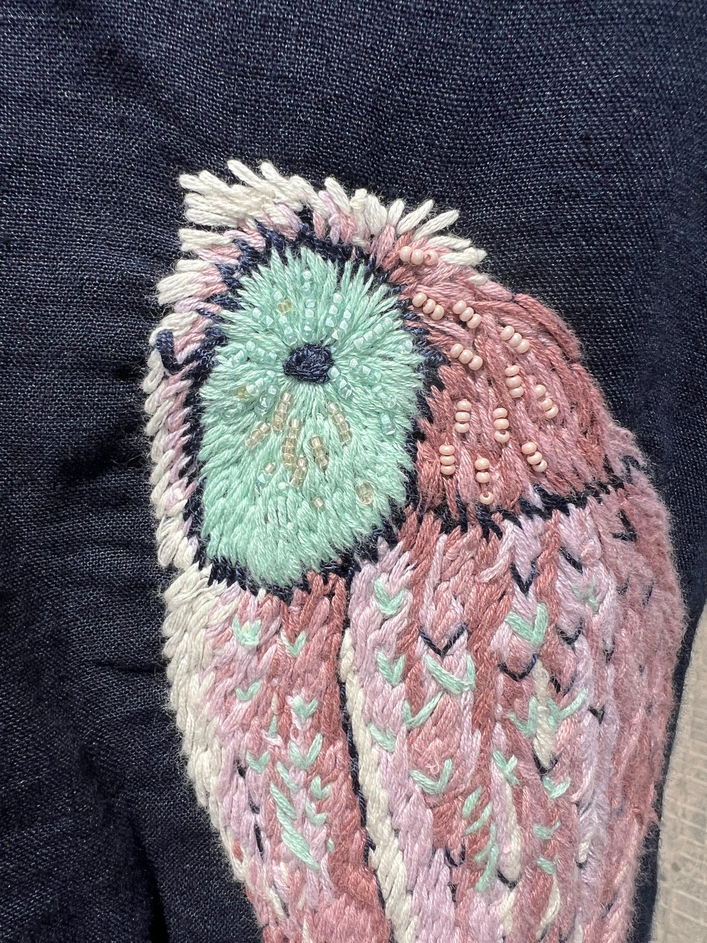 Robe - Ensemble hibou haut et jupe bleu marine