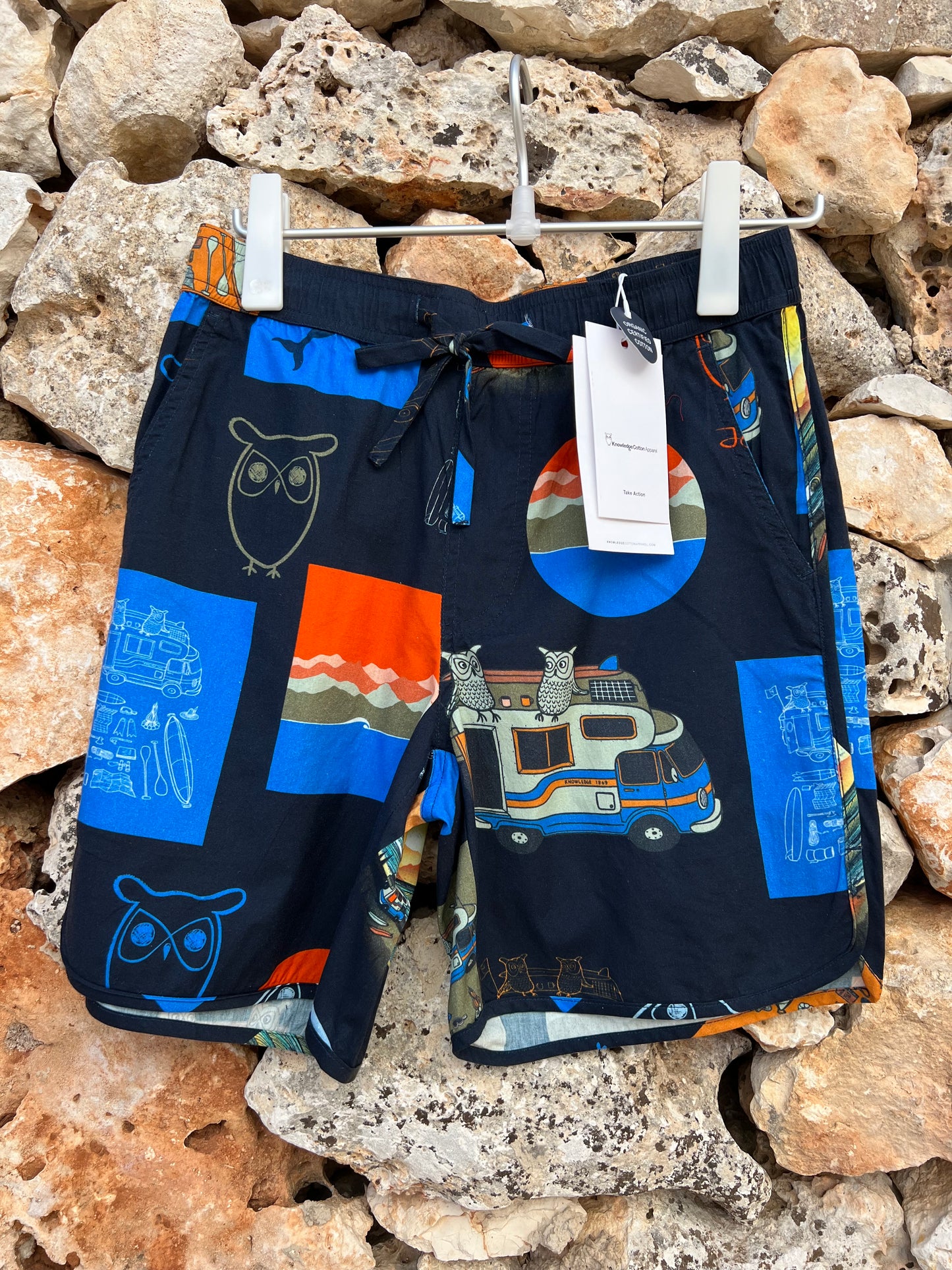 Short Men - KCA x Jonas Claesson Road Trip Print Blue