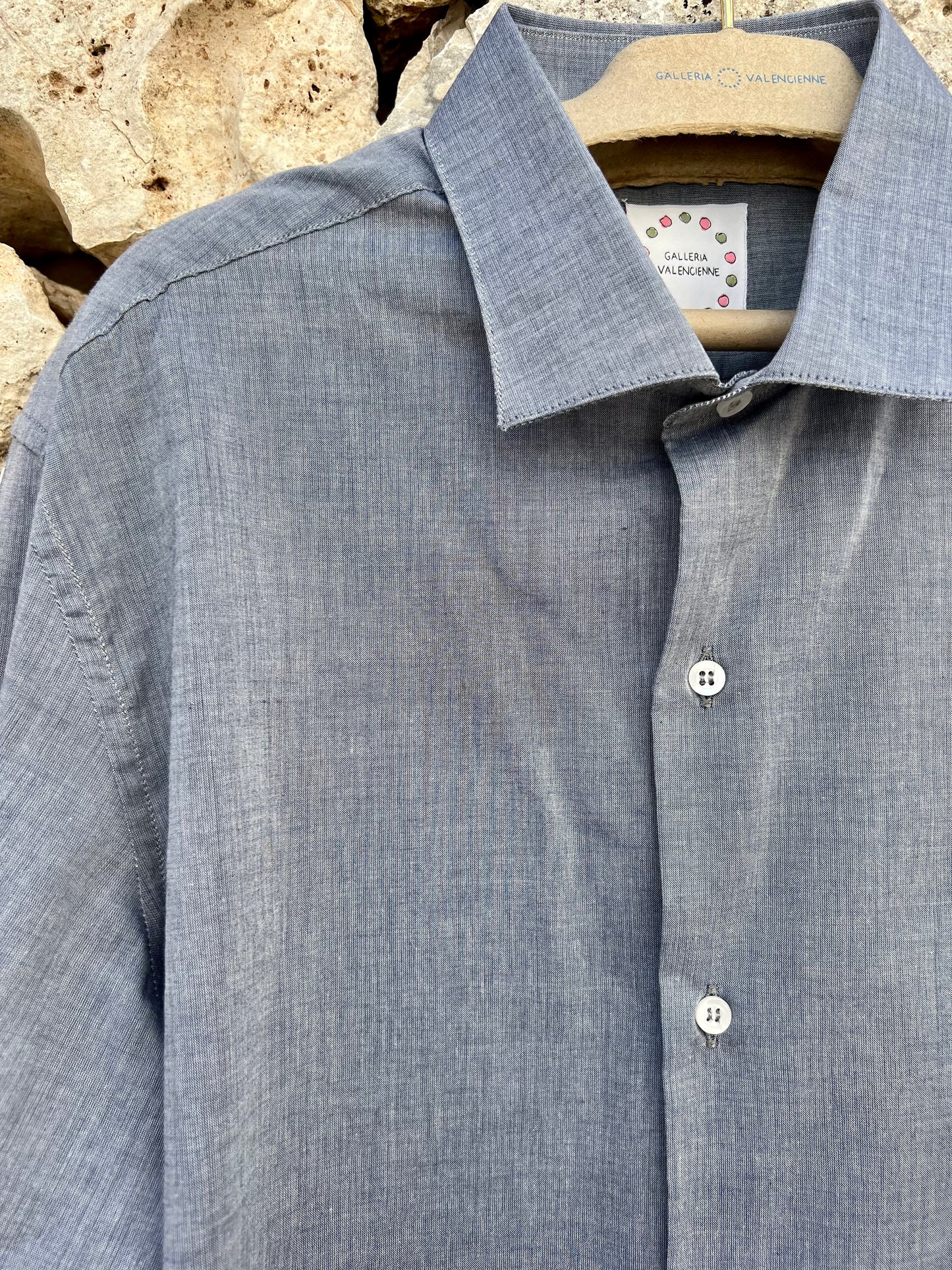 Shirt Men - Classic Grey/Blue