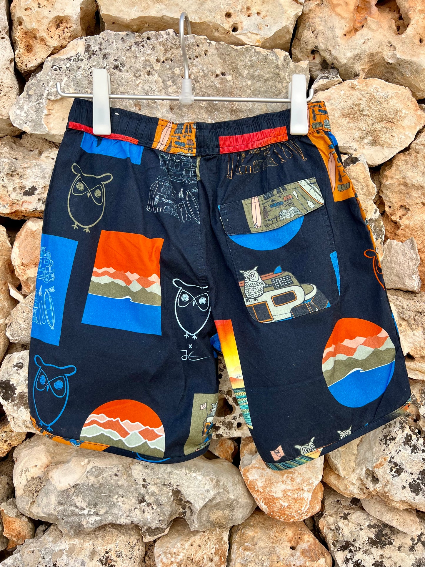 Short Men - KCA x Jonas Claesson Road Trip Print Blue