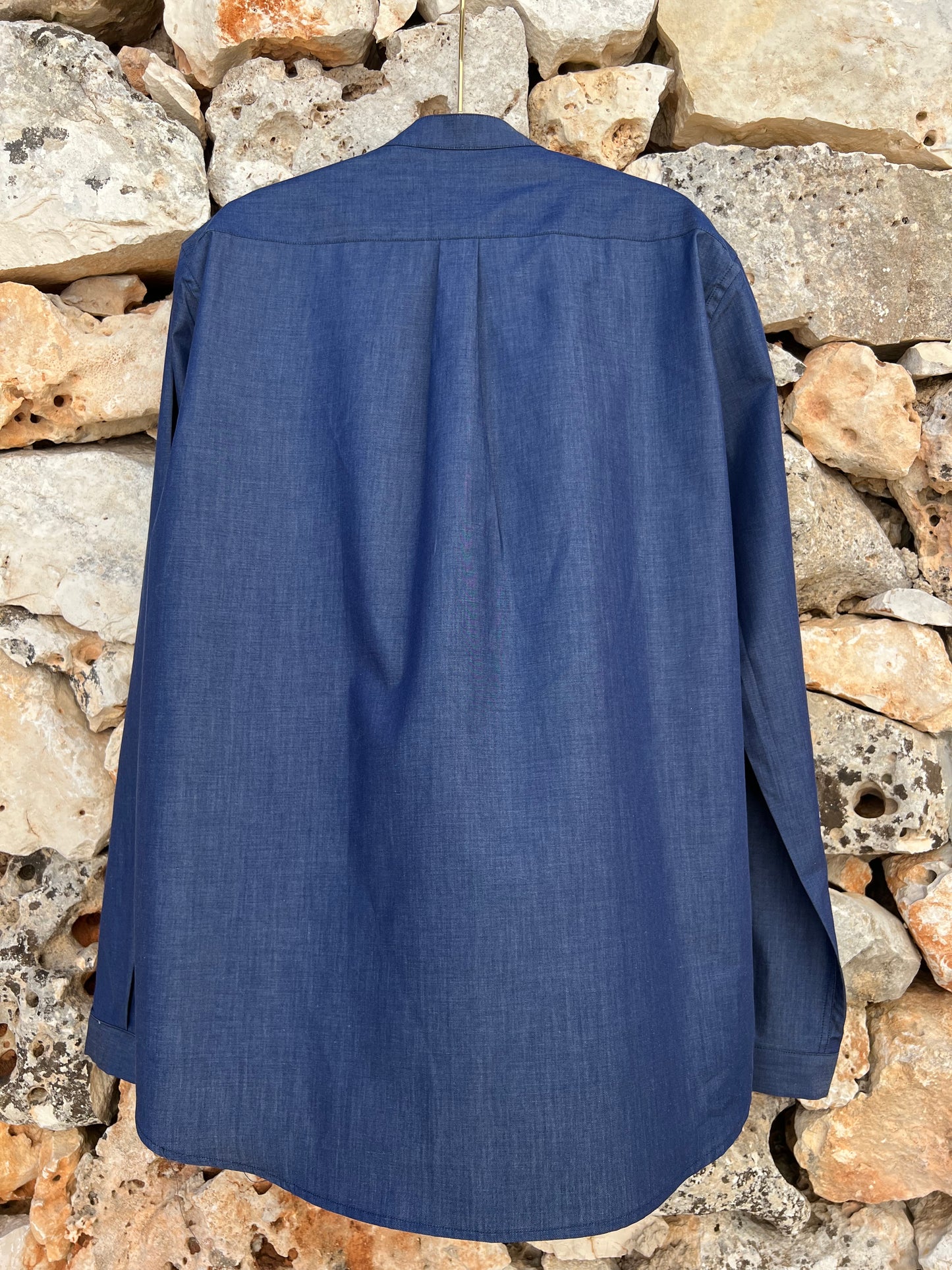 Shirt Men - Mao Collar Total Eclipse