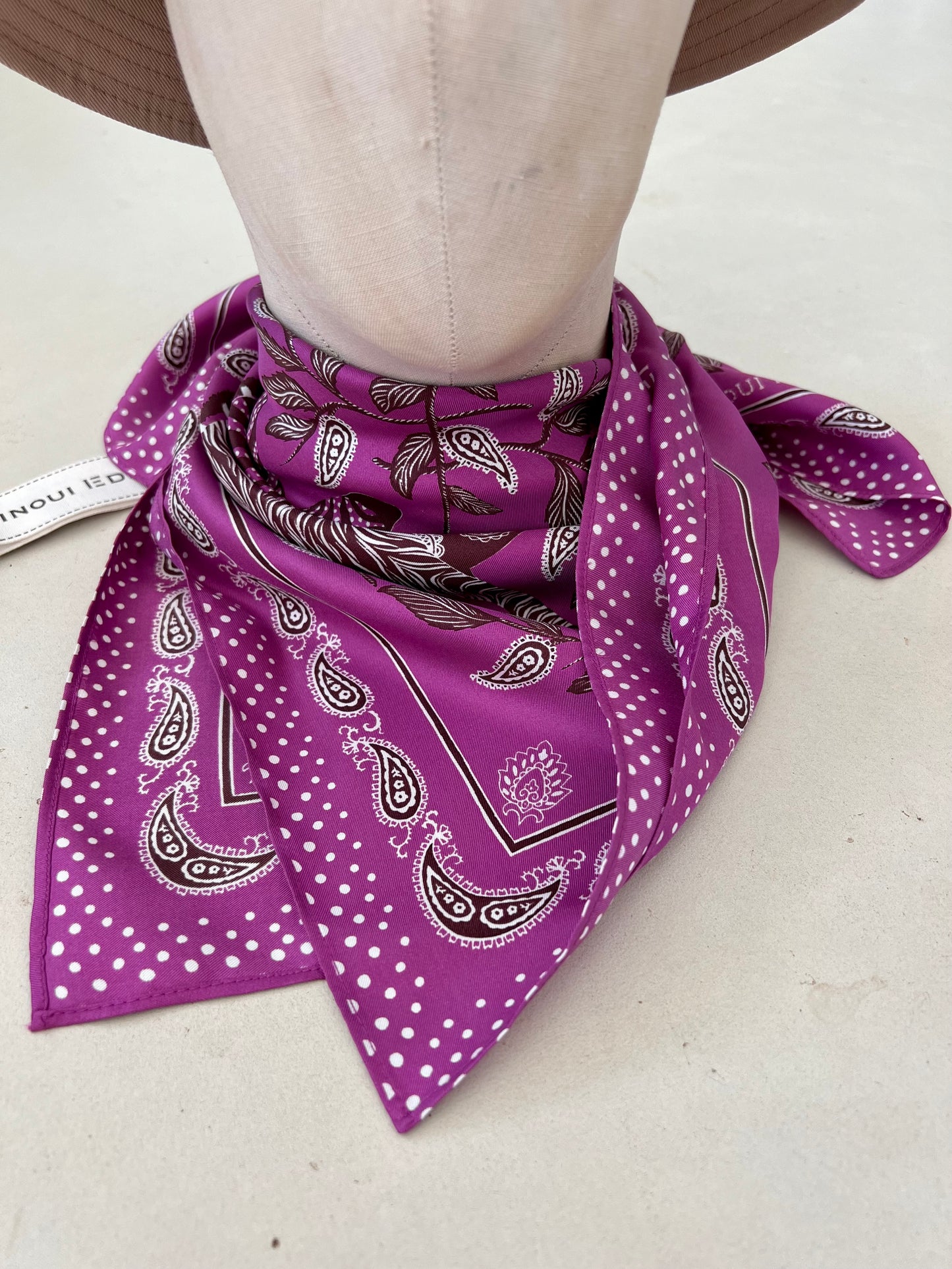 Scarf - Carre Zack Purple