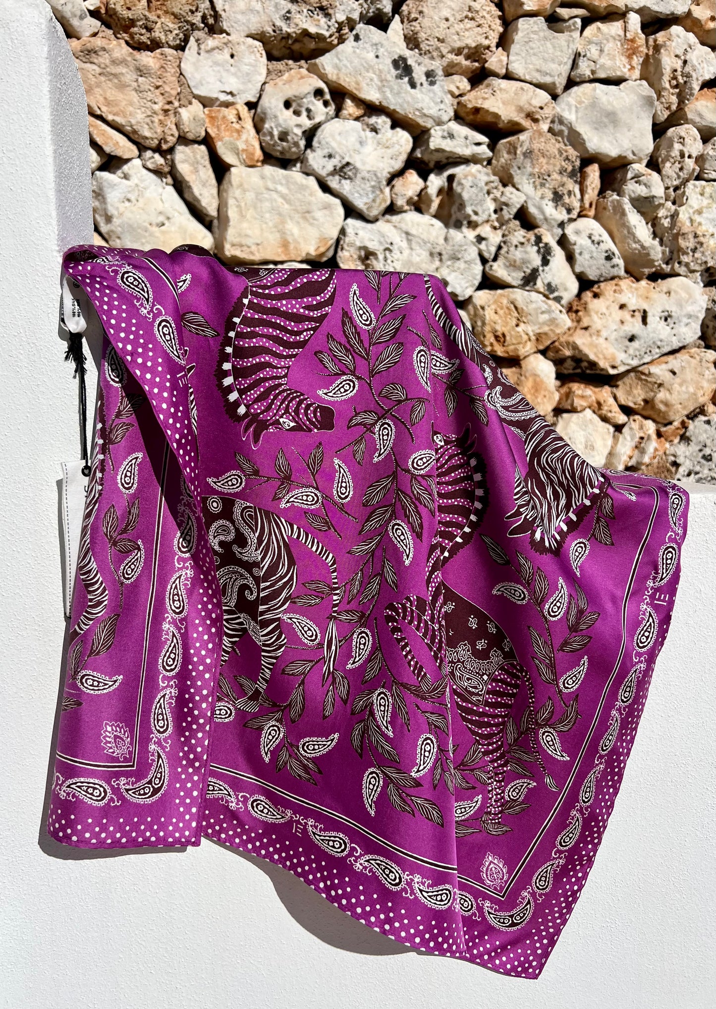 Scarf - Carre Zack Purple