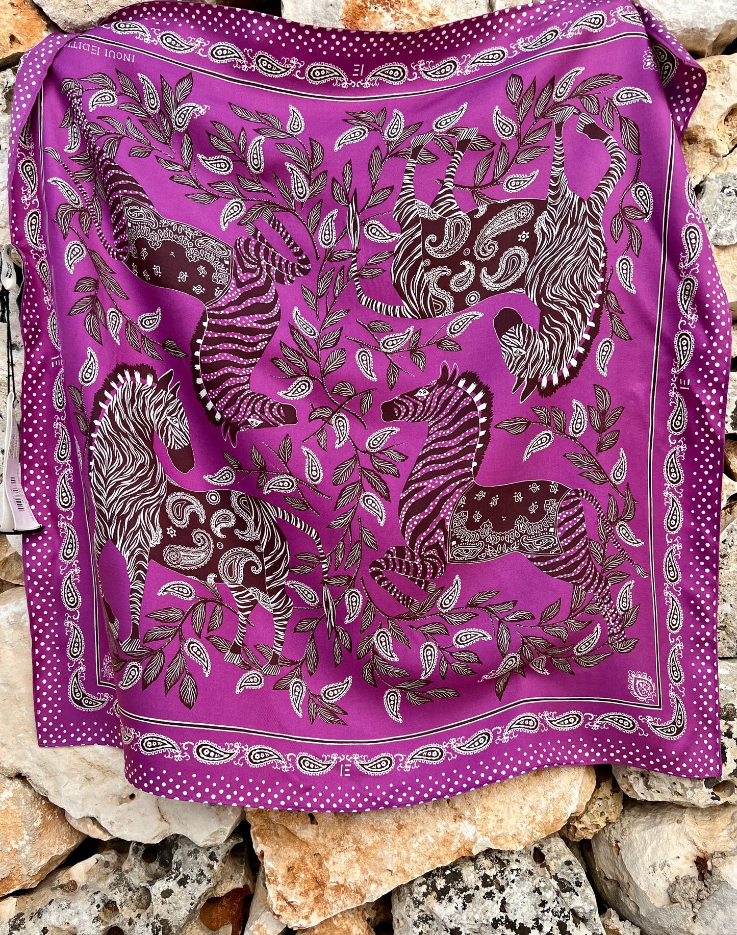 Scarf - Carre Zack Purple