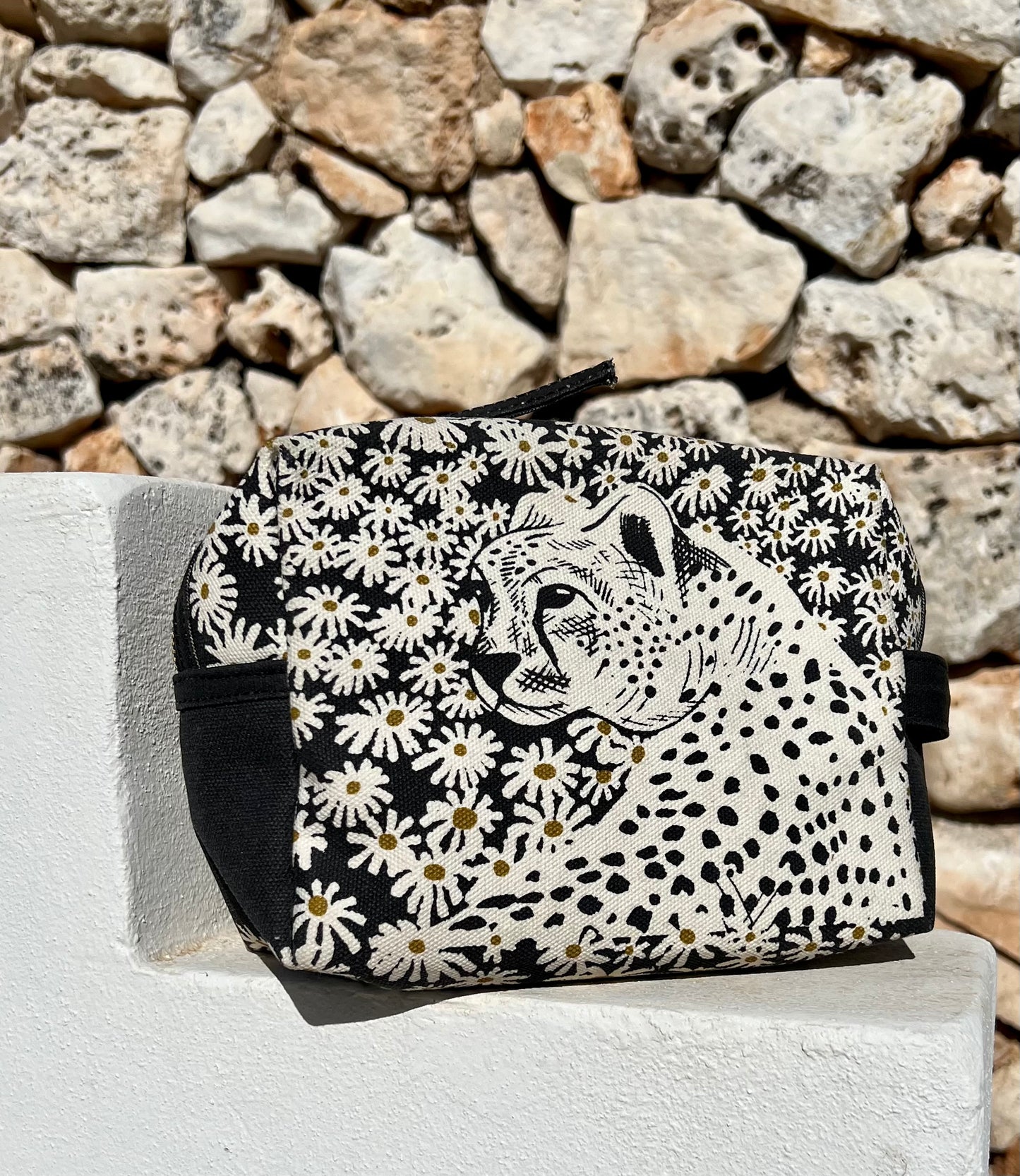Borsa da toilette - Leopardo Nero
