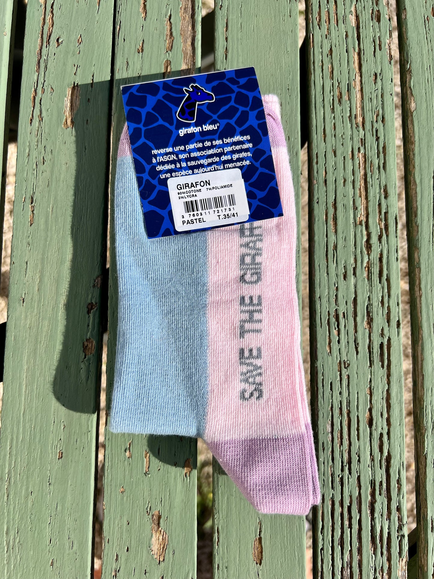 Socks - Giraffe Pastel