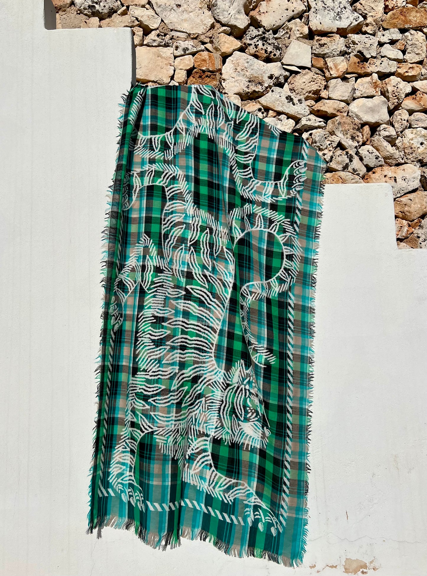 Scarf - Mantra 3D Green