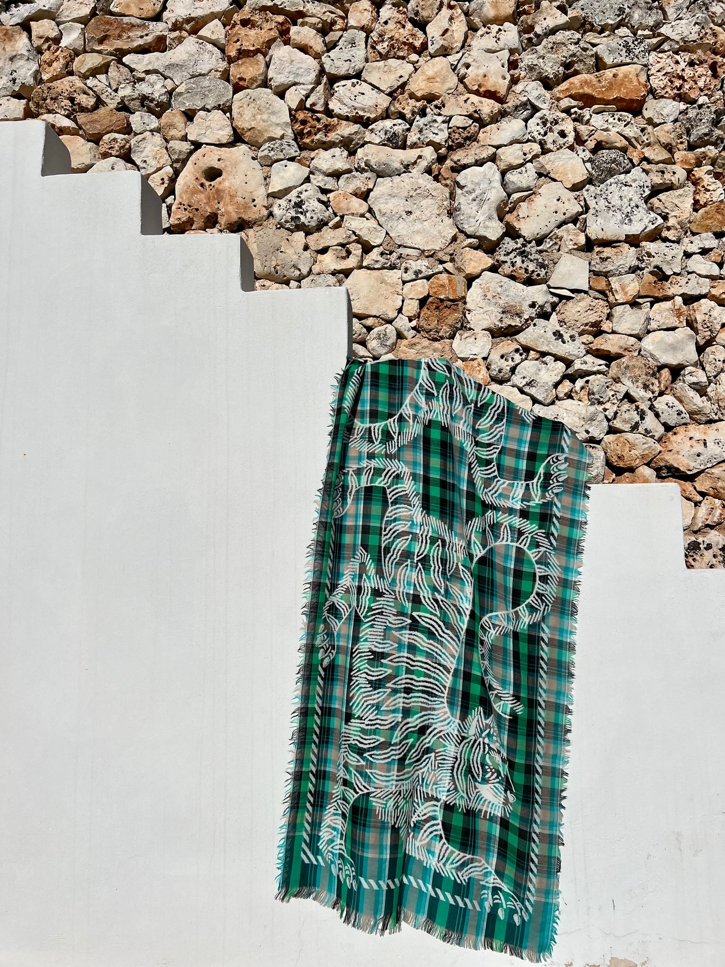 Scarf - Mantra 3D Green