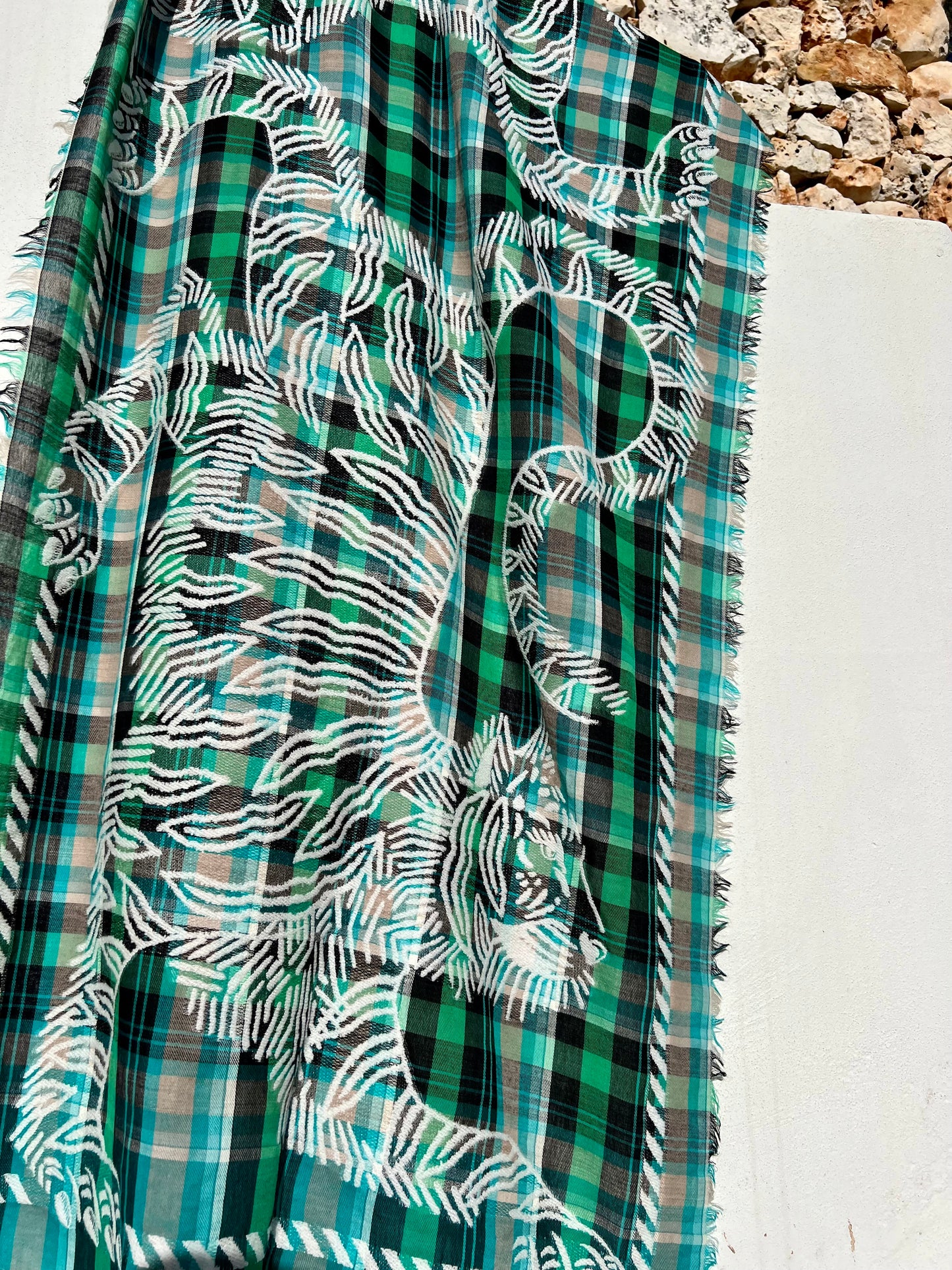 Scarf - Mantra 3D Green