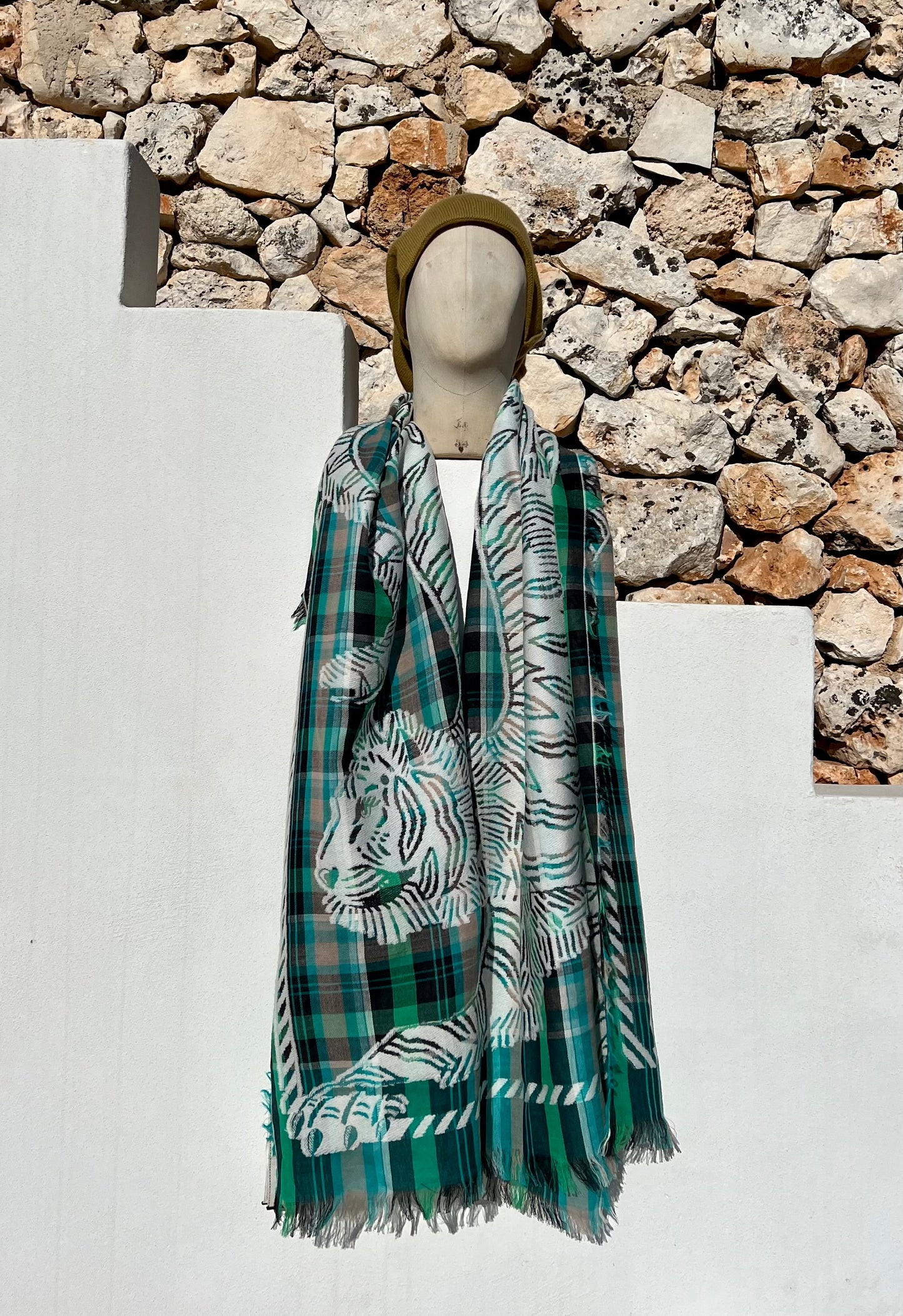 Scarf - Mantra 3D Green