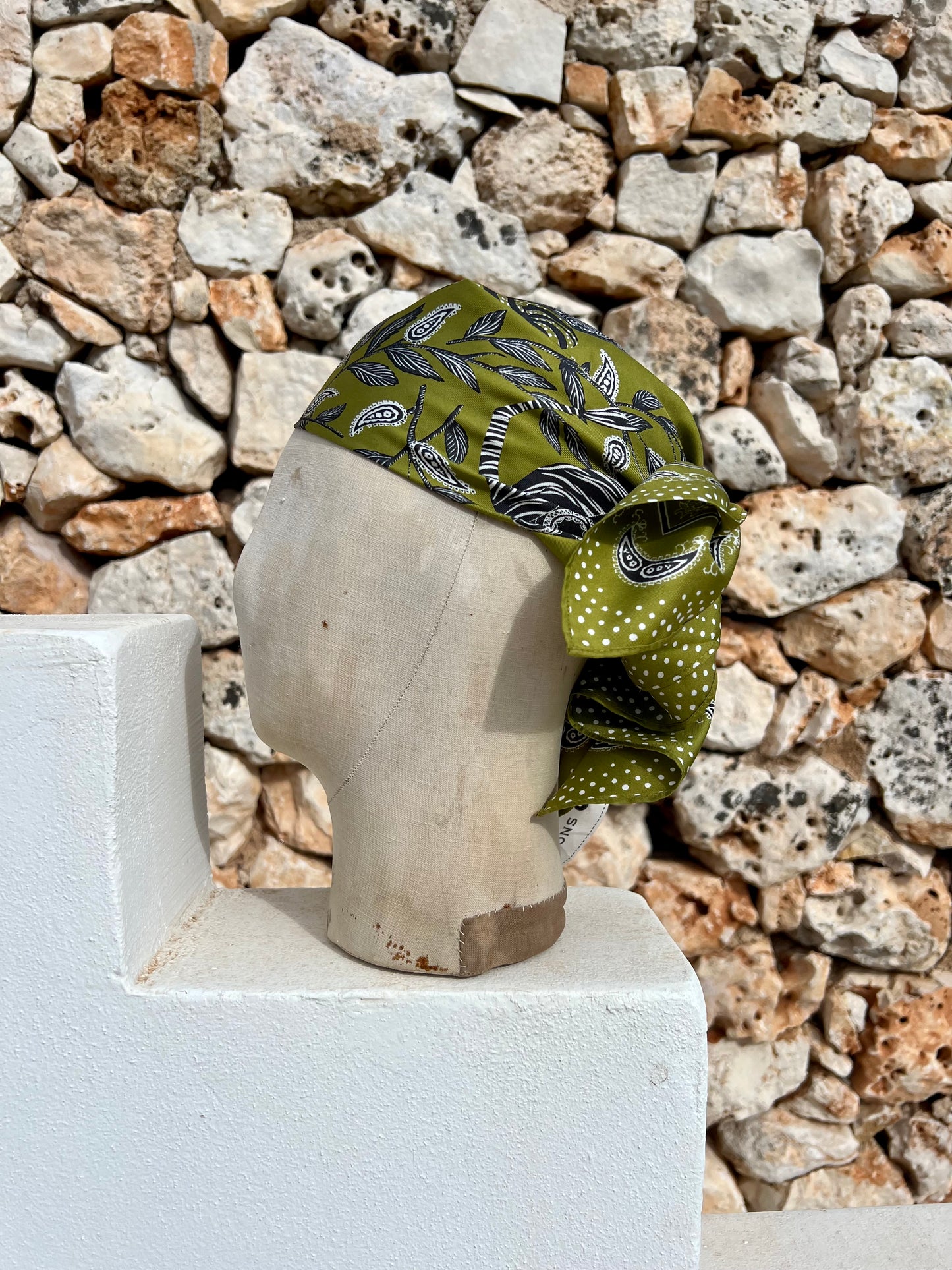 Scarf - Carre Zack Khaki