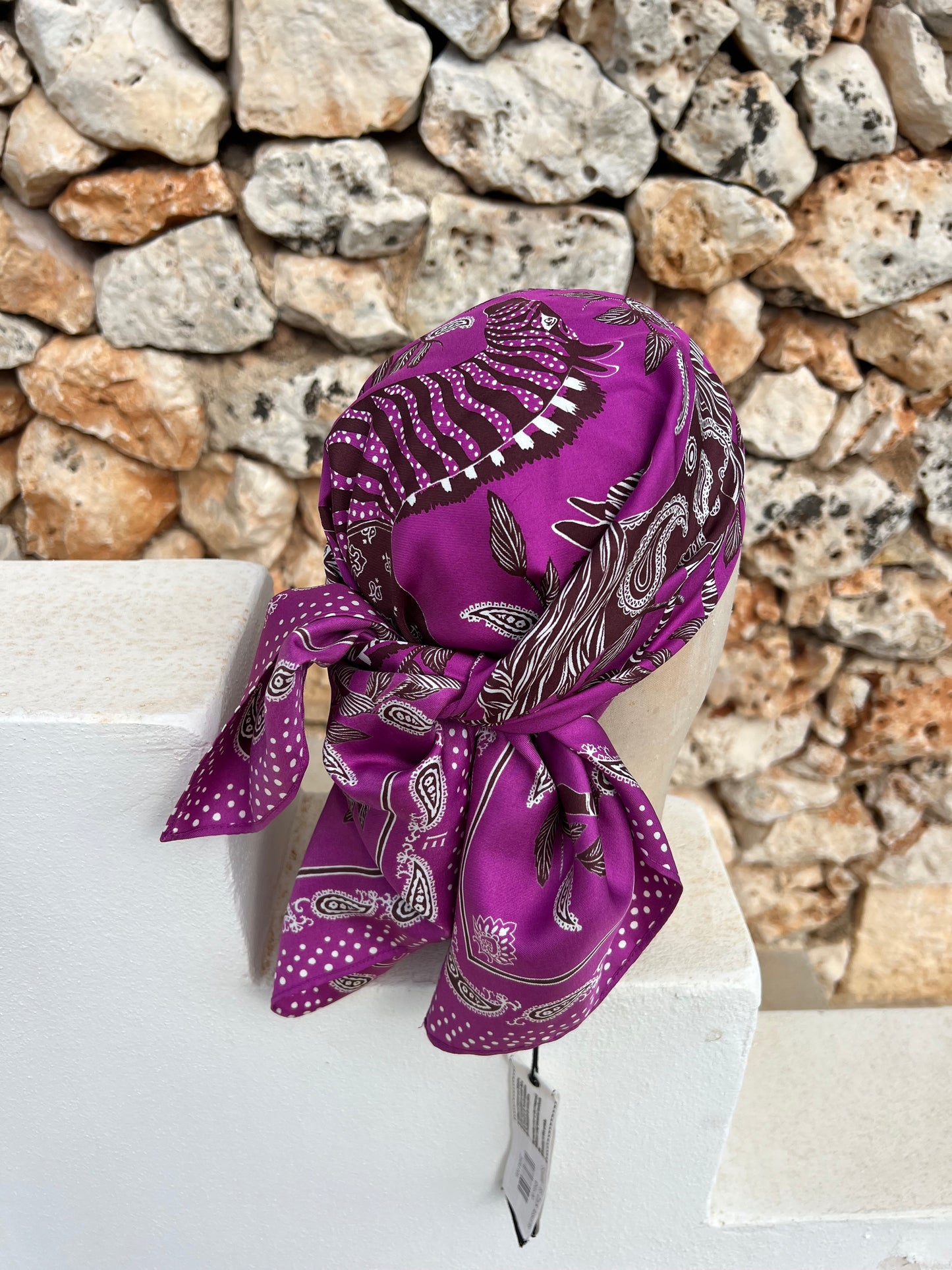 Scarf - Carre Zack Purple
