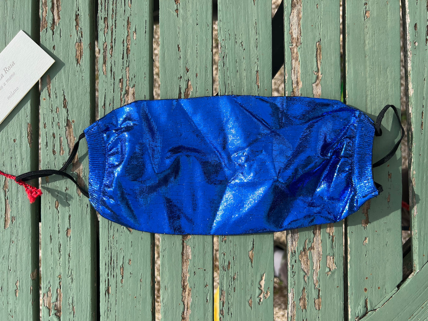 Laminated Mask - Electric Blue