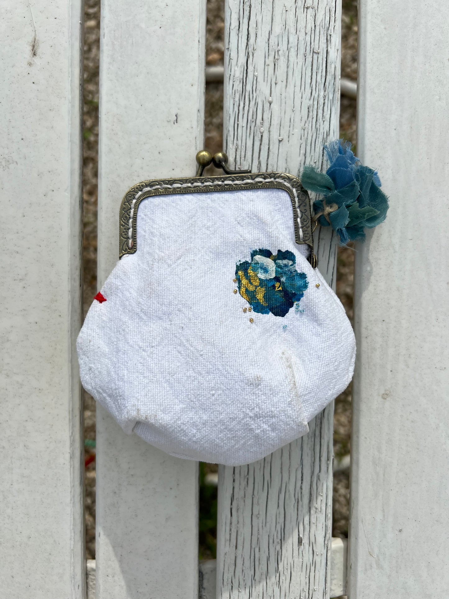The Purse - "Vive La Vie" turquoise blue