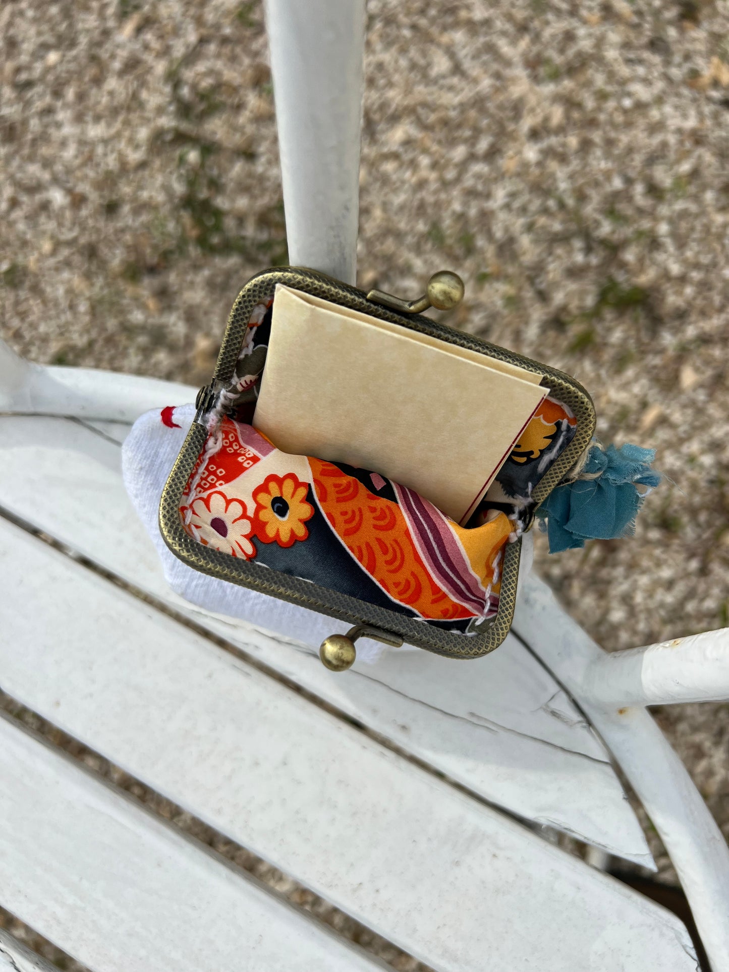 The Purse - "Vive la Vivre" Orange/yellow