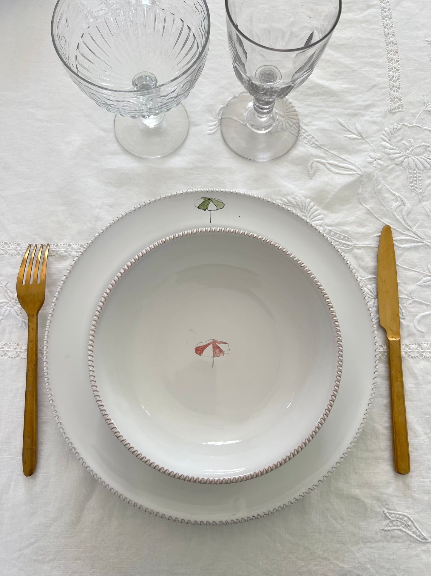 Plate - GV Collection Tableware - Ombrelloni