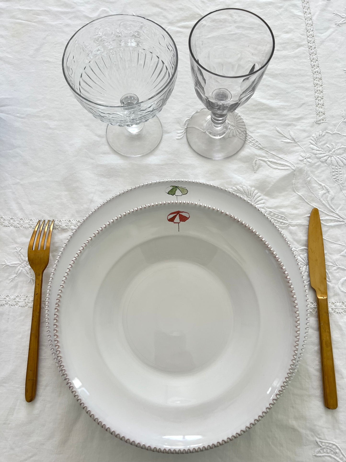 Plate - GV Collection Tableware - Ombrelloni