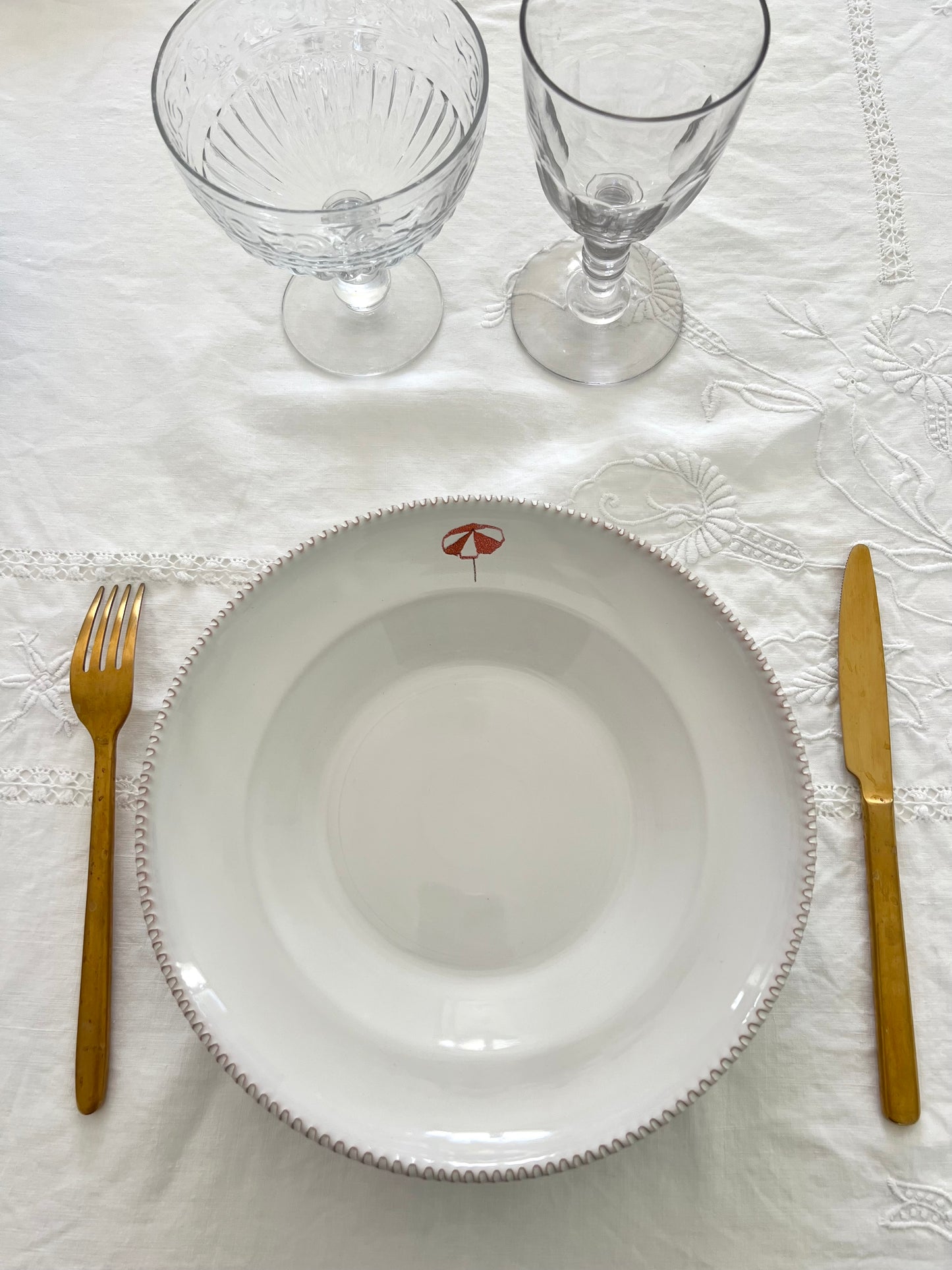 Plate - GV Collection Tableware - Ombrelloni