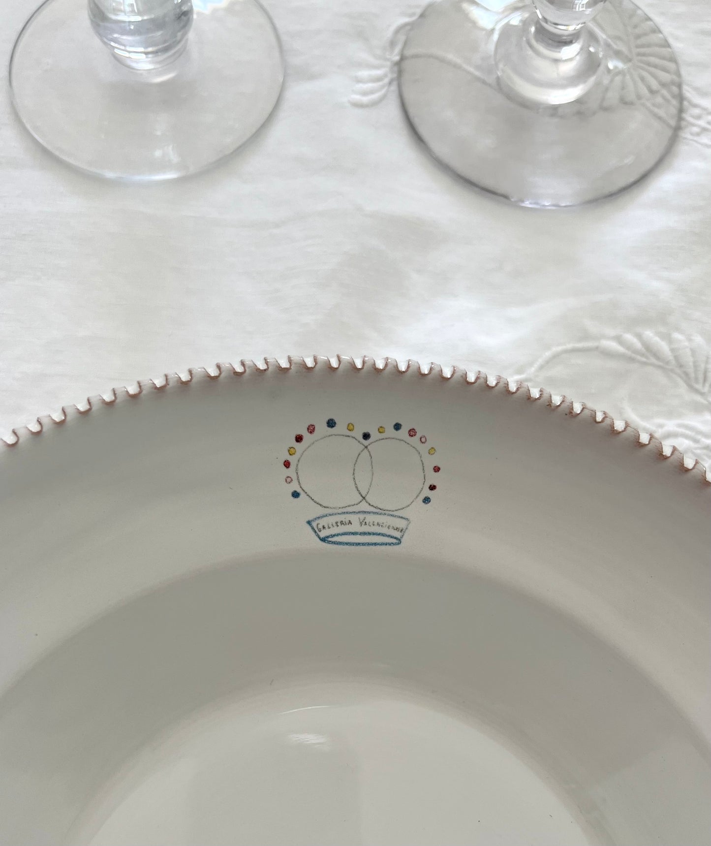 Plate - GV Collection Tableware - Crown GV Logo