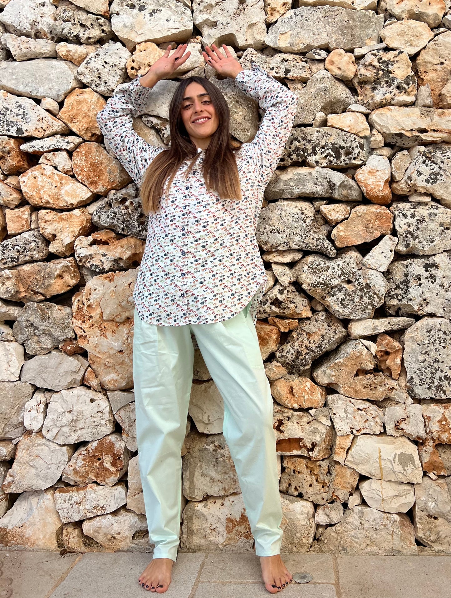 Pajama Women - Shirt - Ombrelloni