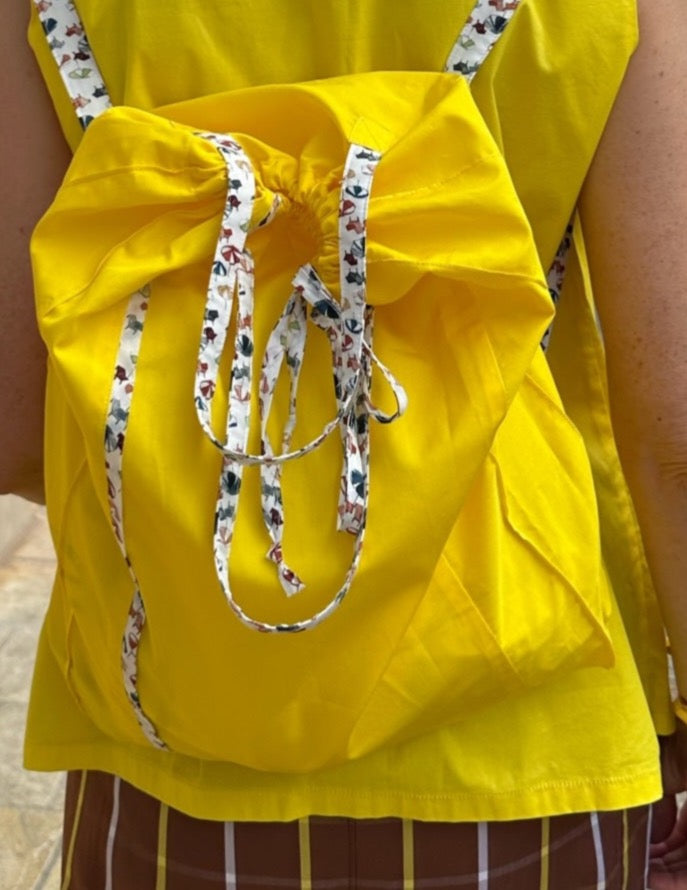 Bag - backpack ombrelloni yellow