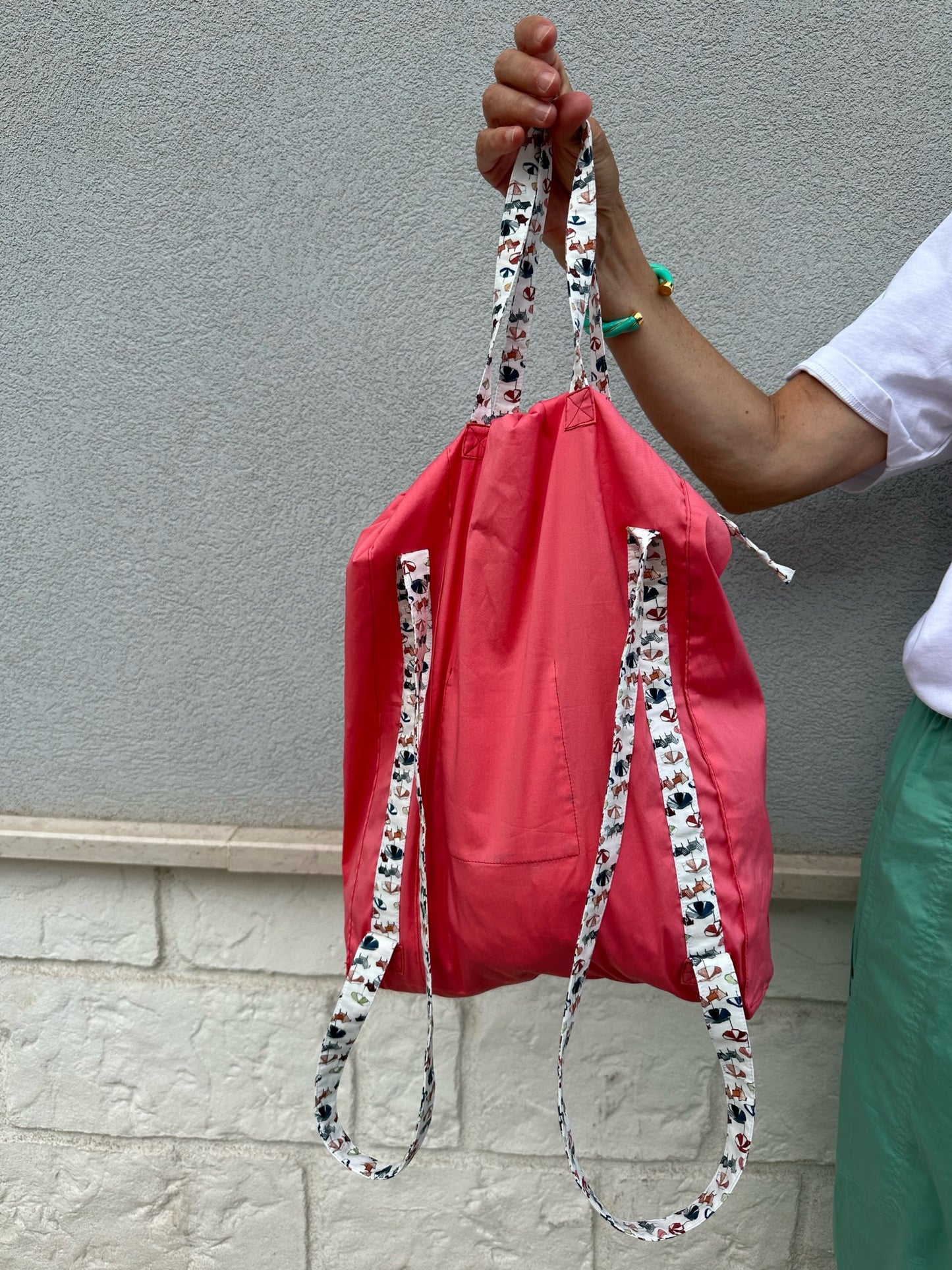 Bag - backpack ombrelloni raspberry