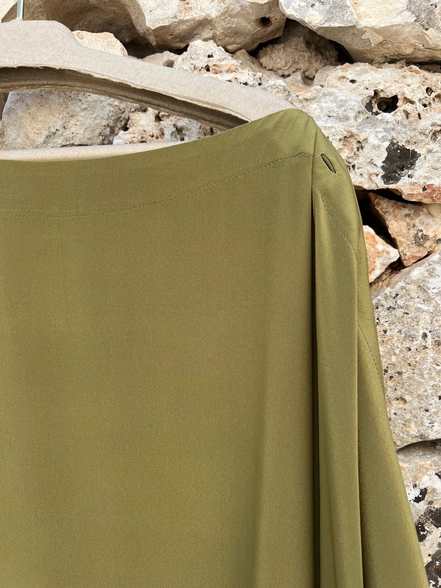 Dress - TANAGRA - Olive - extra long