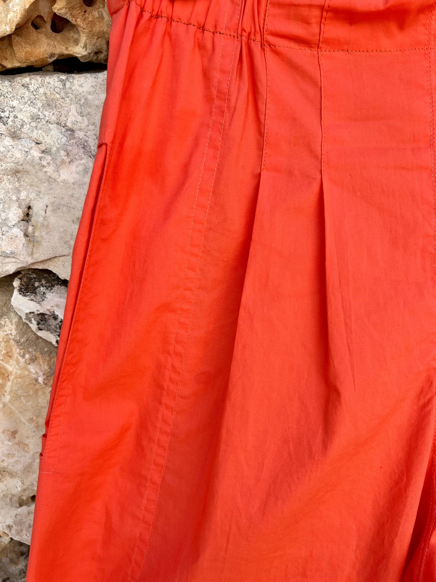Pants Men - Opera red/orange